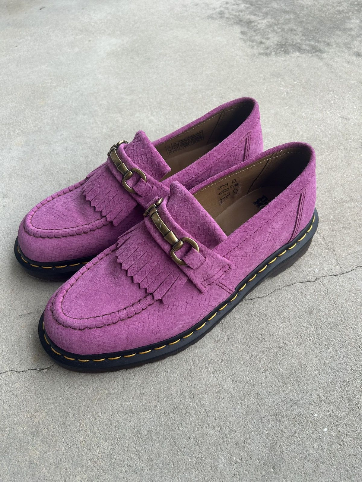 Dr. Martens Pink/purple dr martens adrian loafers Size US 9 / EU 42 - 5 Thumbnail