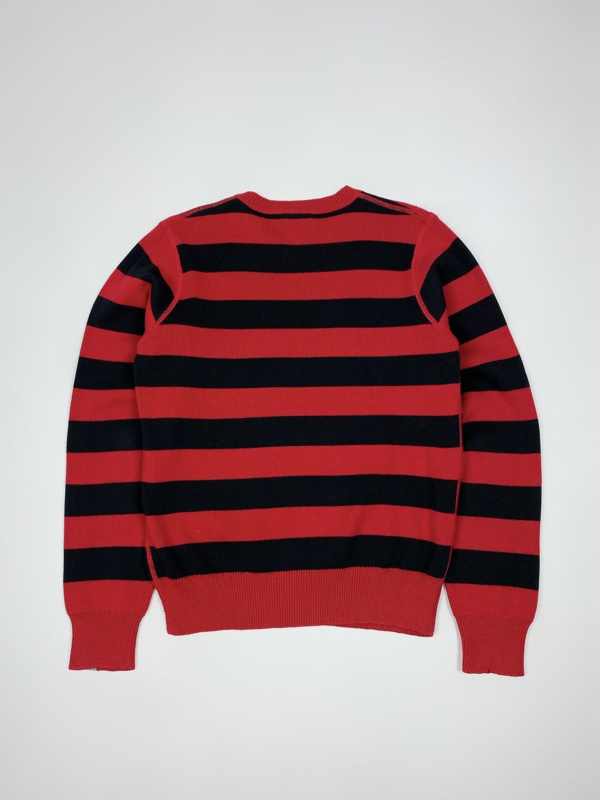 Carhartt Y2K Vintage Carhartt Red Balck Striped Alt Sailor Sweater S Size S / US 4 / IT 40 - 6 Thumbnail
