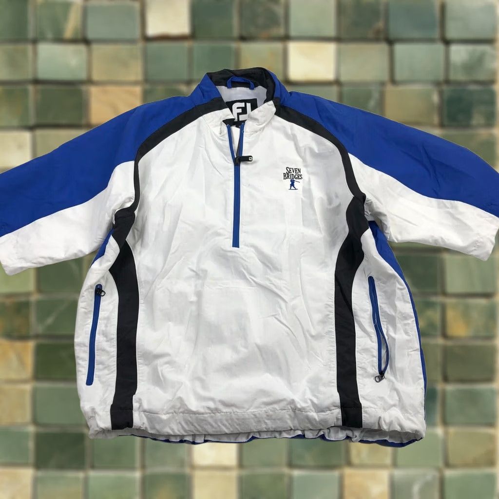 Footjoy Footjoy Pullover Small Men's Quarter Zip THIN No Stretch Short Sleeve Size US S / EU 44-46 / 1 - 1 Thumbnail