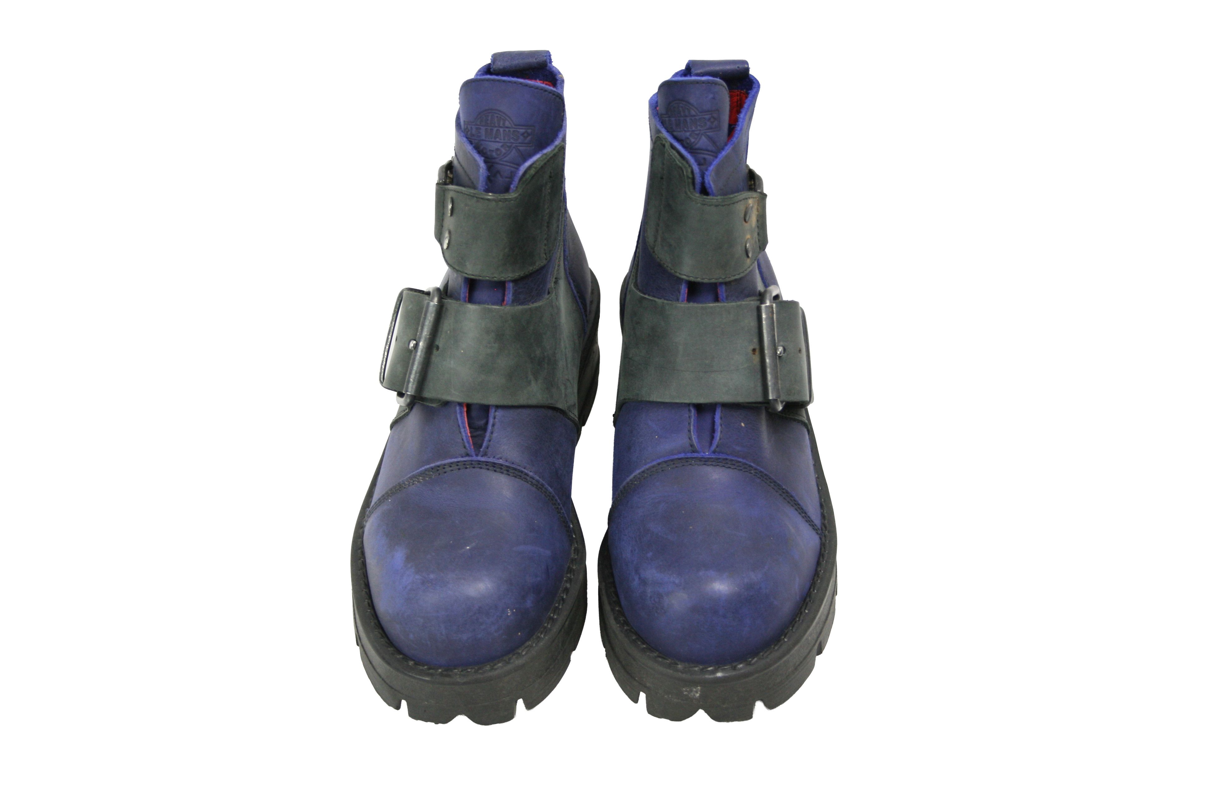 Japanese Brand 00S Lacal Le Mans Platform Biker Y2K Boots Vintage Size US 8 / IT 38 - 8 Thumbnail