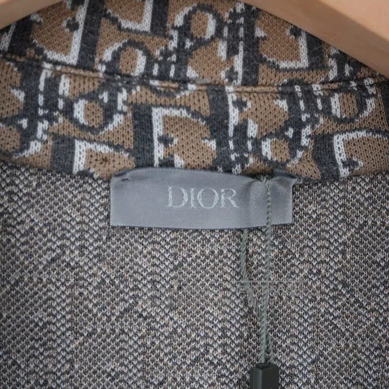 Dior Dior Beige full printed pattern logo knitted long-sleeved Size US L / EU 52-54 / 3 - 3 Thumbnail