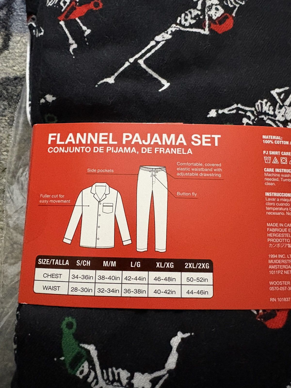 Hanes × Supreme Supreme Hanes Holiday Pajama Set (Top and Bottom) Size US XL / EU 56 / 4 - 3 Thumbnail