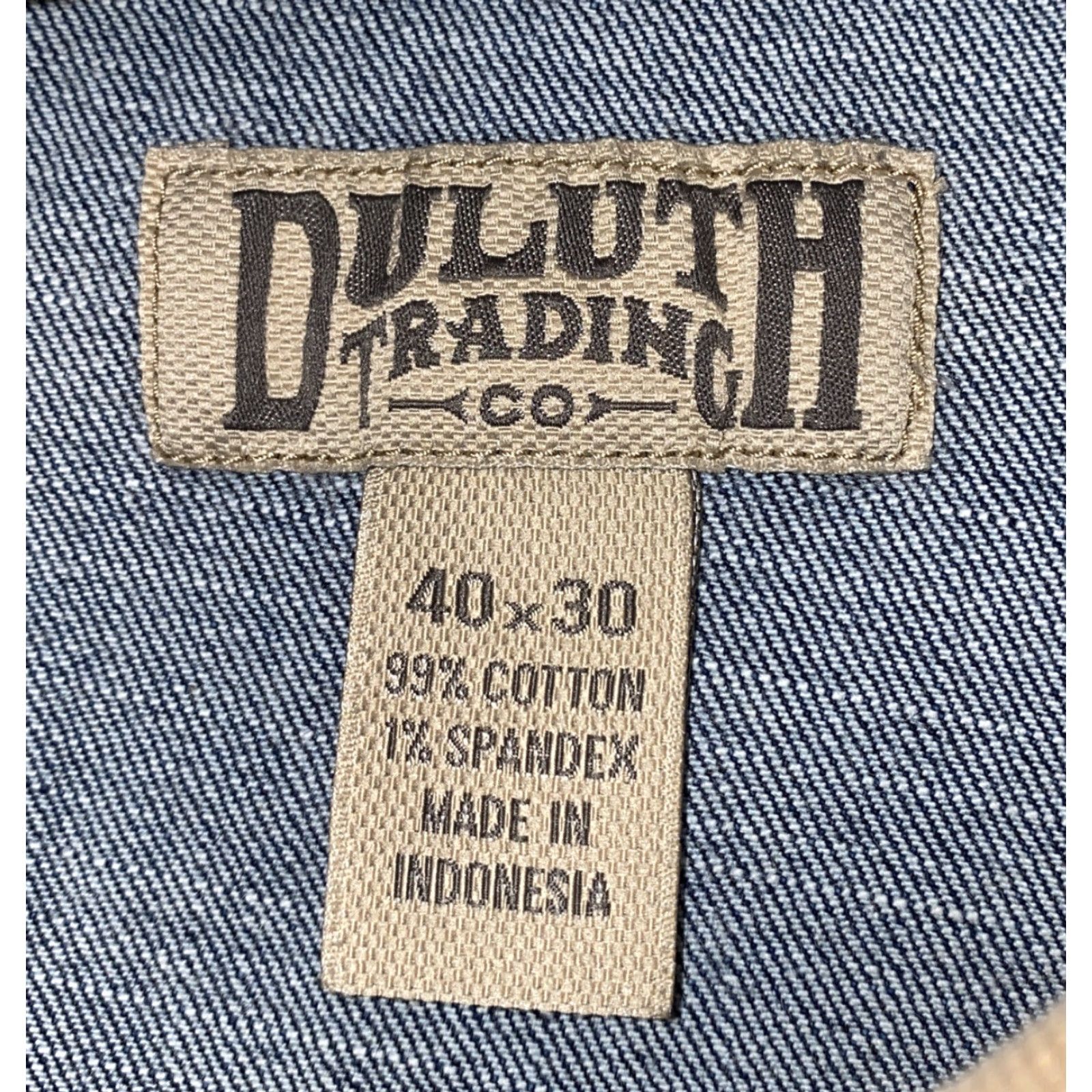 CO Duluth Trading Co Jeans Ballroom FLEX BALLROOM Denim Blue Mens Size 40 X 30 Inseam 30 Regular Cotton Zip Fly Marketed as Regular Fit Size US 40 / EU 56 - 6 Thumbnail