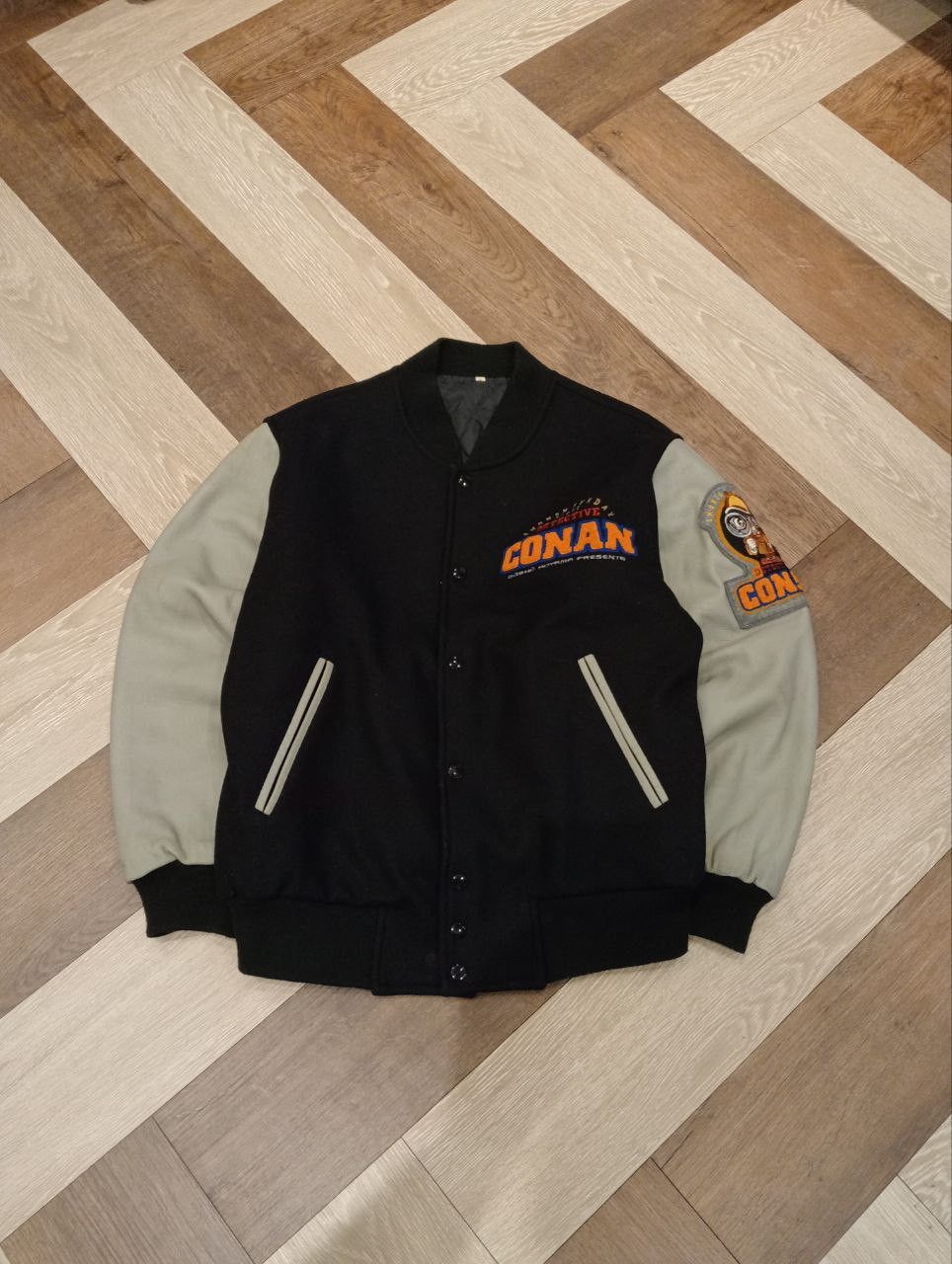 Japanese Brand DETECTIVE CONAN 14TH LIMITED STADIUM JACKET Size US L / EU 52-54 / 3 - 4 Thumbnail