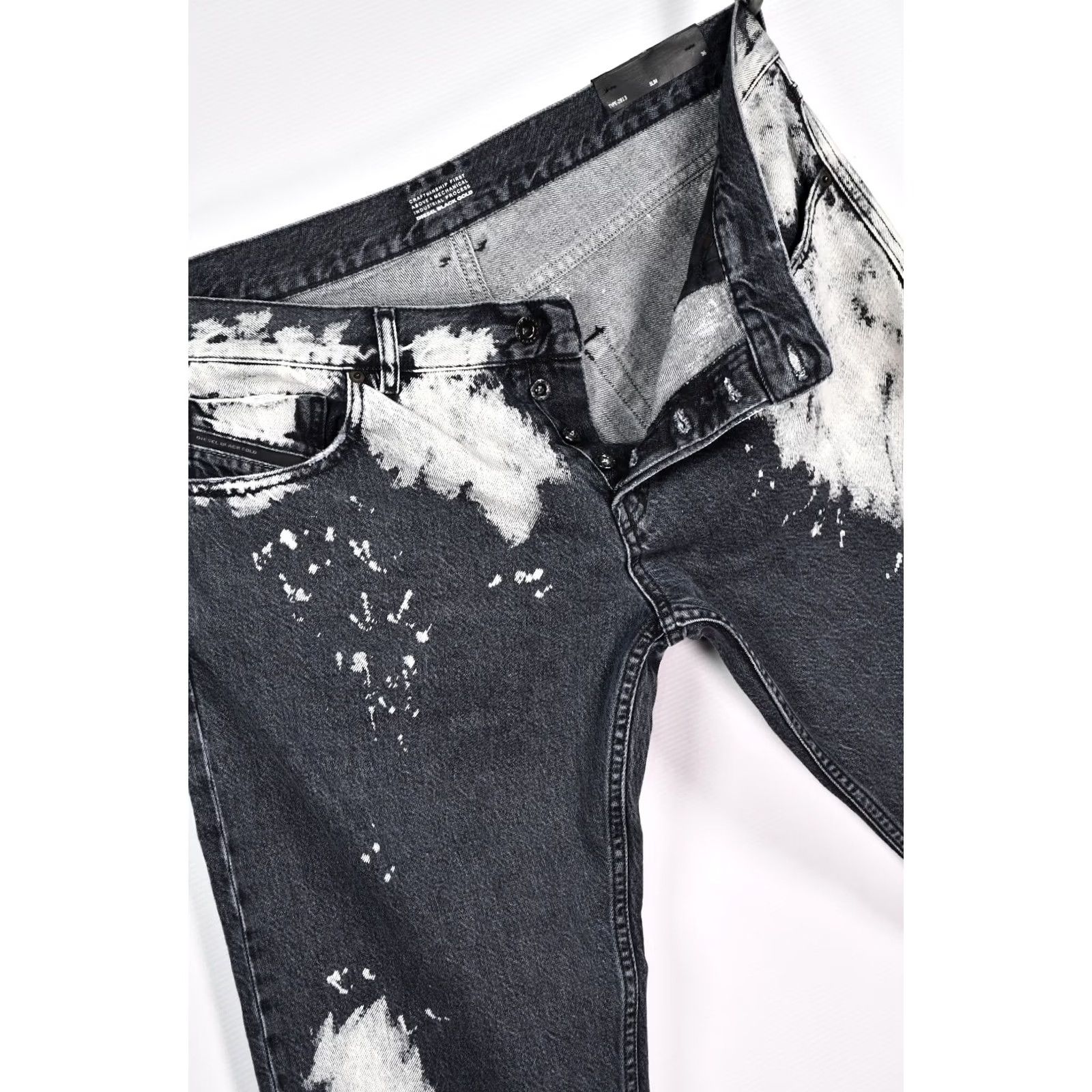 Diesel Diesel Black Gold TYPE-2813 Jeans Mens W36 Black 100% Cotton Straight Regular Size 36 Denim Italy Brand Diesel jeans Size US 36 / EU 52 - 5 Thumbnail