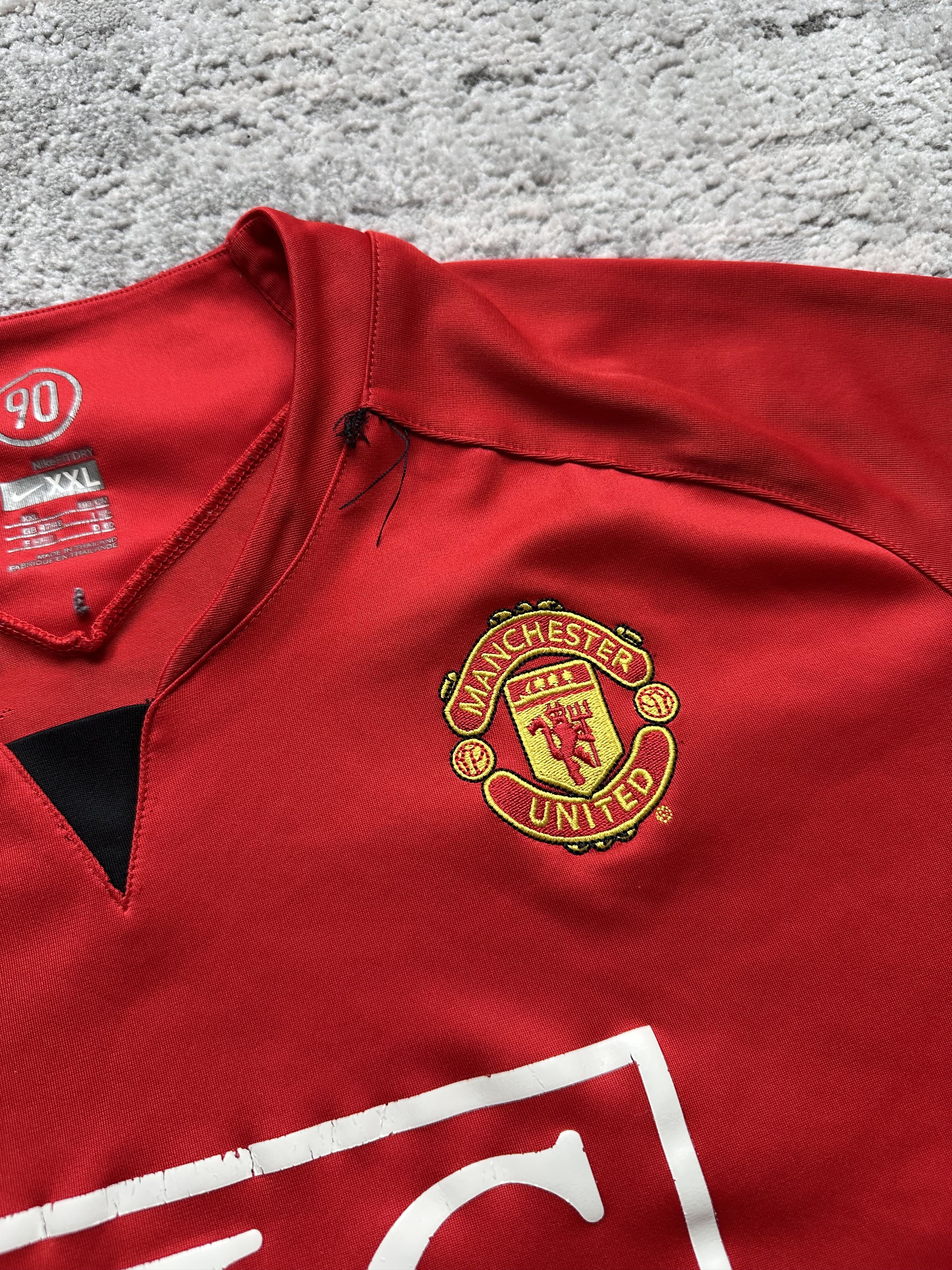 Nike Nike Manchester United Vintage Jersey Size US XXL / EU 58 / 5 - 5 Thumbnail
