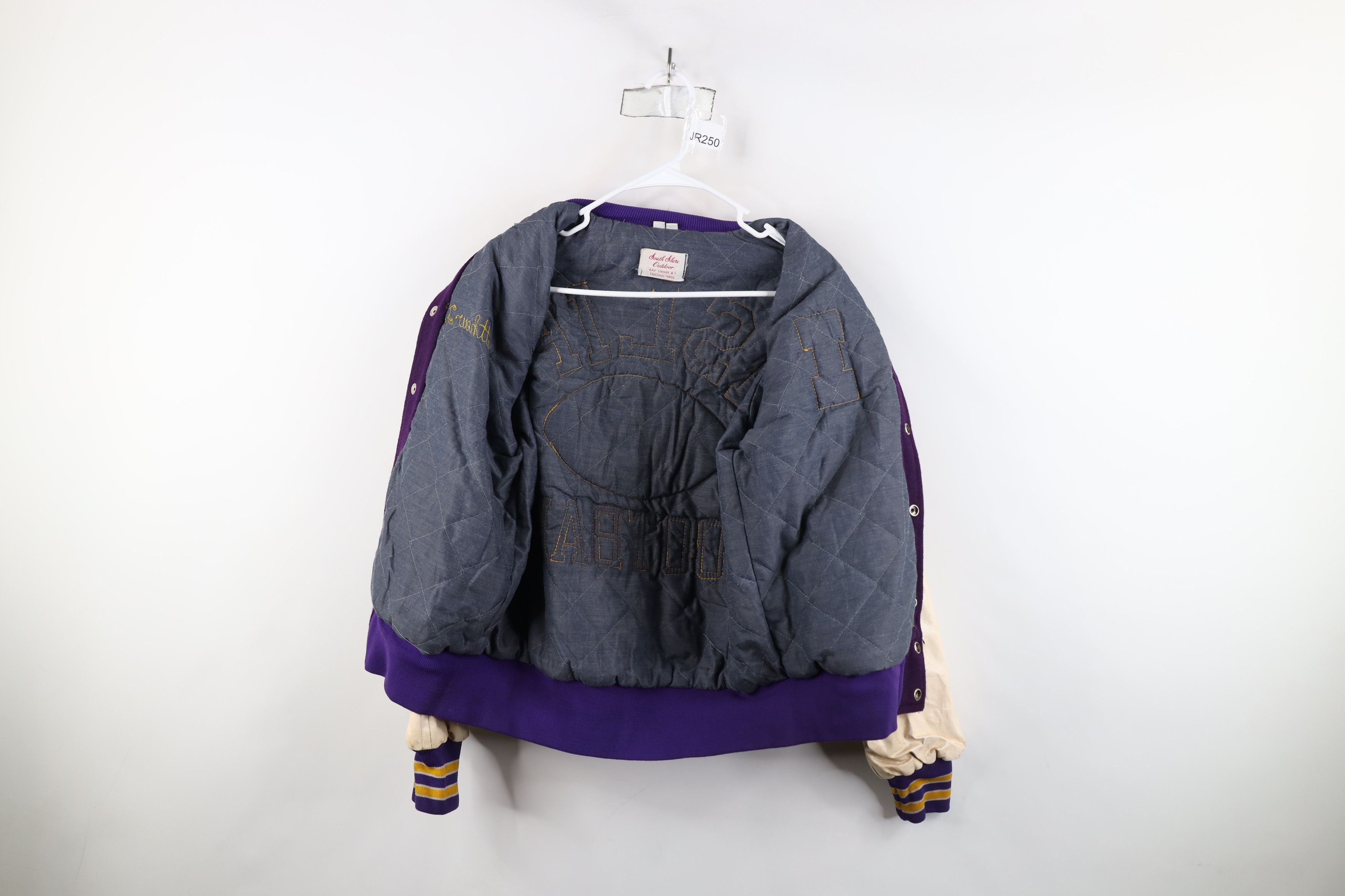 Vintage Vintage 60s 70s Islip Football Varsity Letterman Jacket USA Size US L / EU 52-54 / 3 - 11 Thumbnail