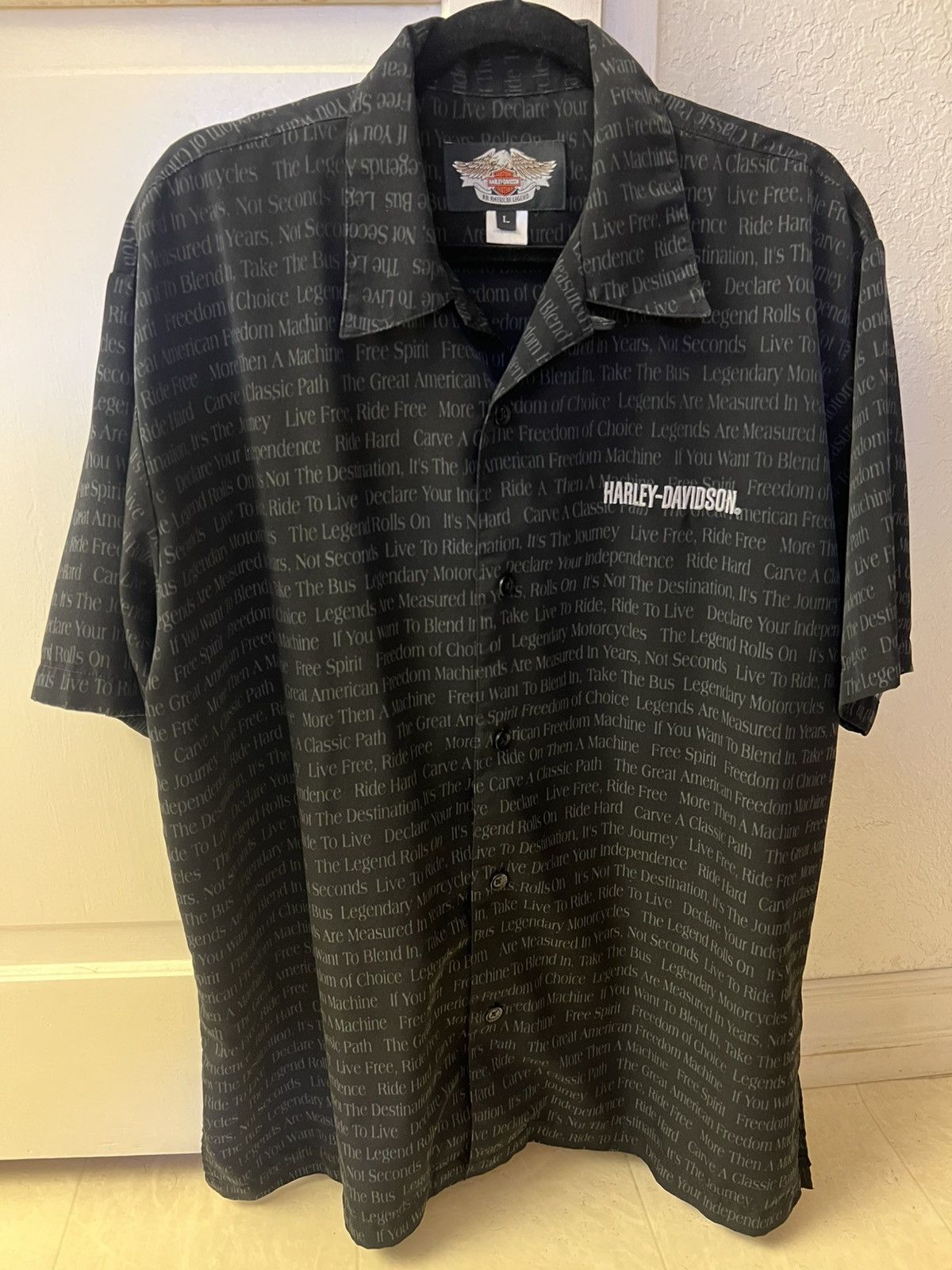 Harley Davidson Vintage Harley Davidson Shirt Size L Size US L / EU 52-54 / 3 - 1 Thumbnail