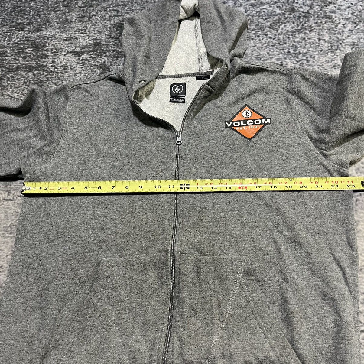 Volcom VINTAGE Y2K VOLCOM GRAY GRUNGE SKATER ZIP UP HOODIE LARGE Size US L / EU 52-54 / 3 - 10 Thumbnail