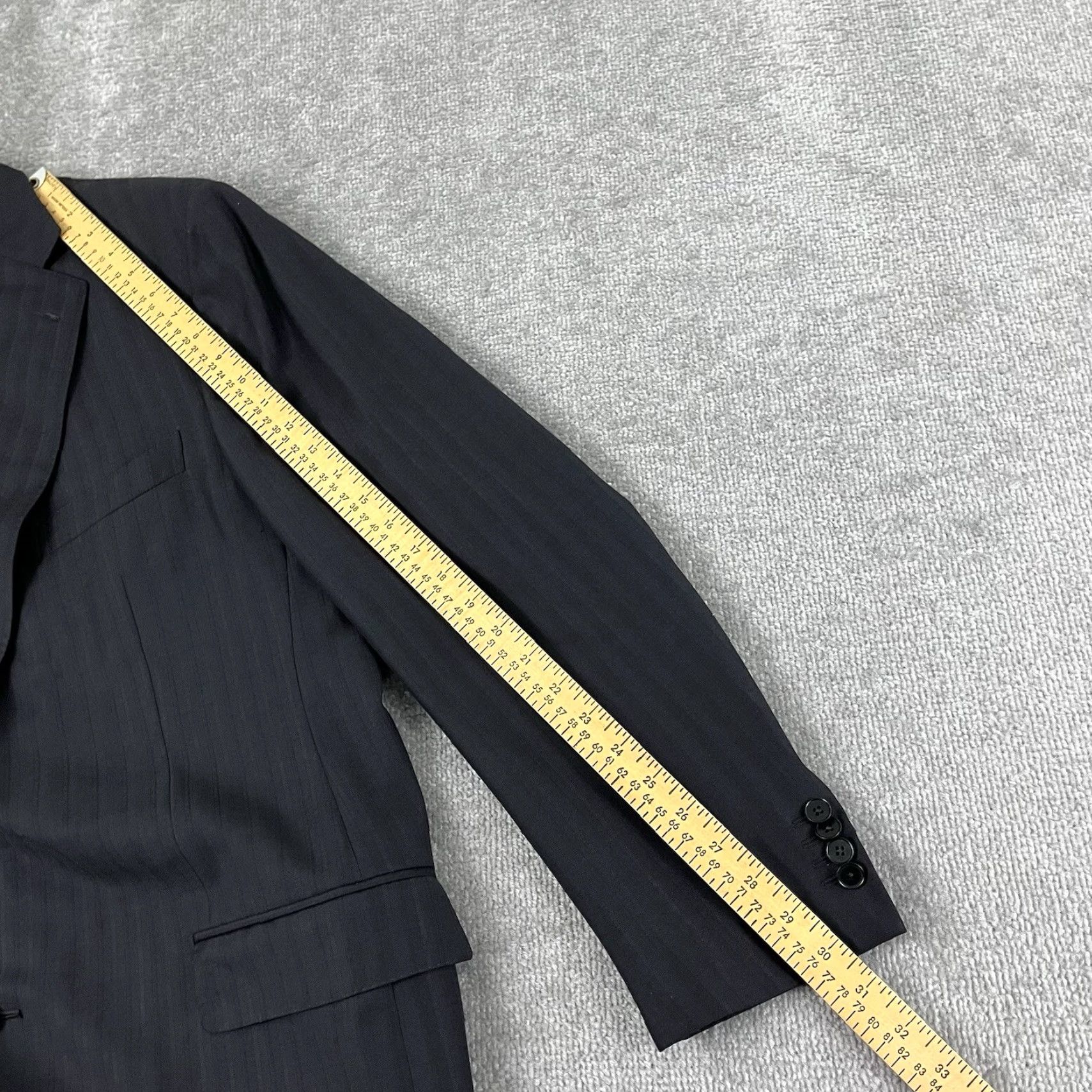 Ermenegildo Zegna Ermenegildo Zegna Blazer Mens 48R US 58R Sports Coat Trofeo Wool Gray Size 48R - 6 Thumbnail