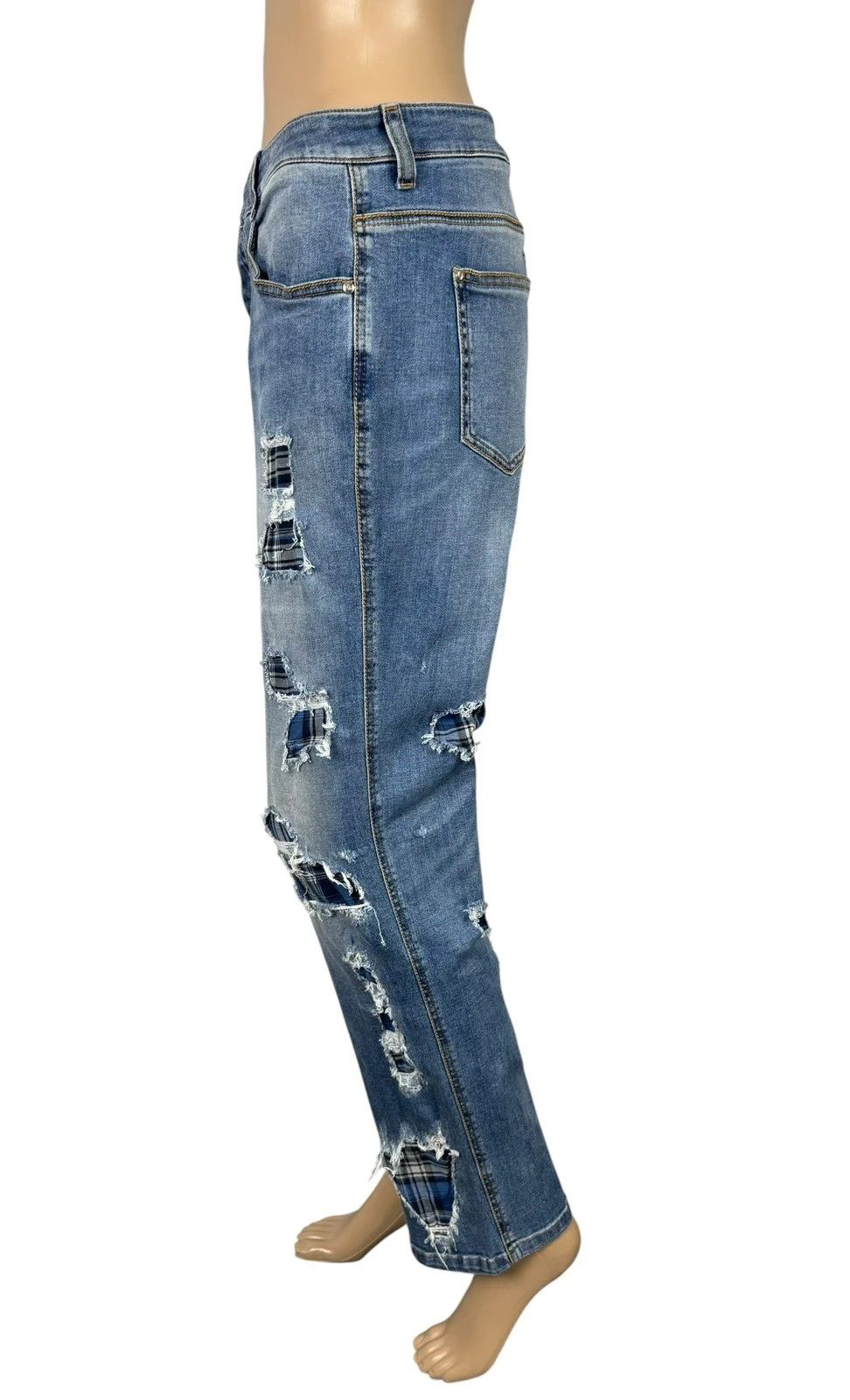Ermanno Scervino Ermanno Scervino Royal Denim Boyfriend Jeans size 44 Size 30" / US 8 / IT 44 - 5 Thumbnail