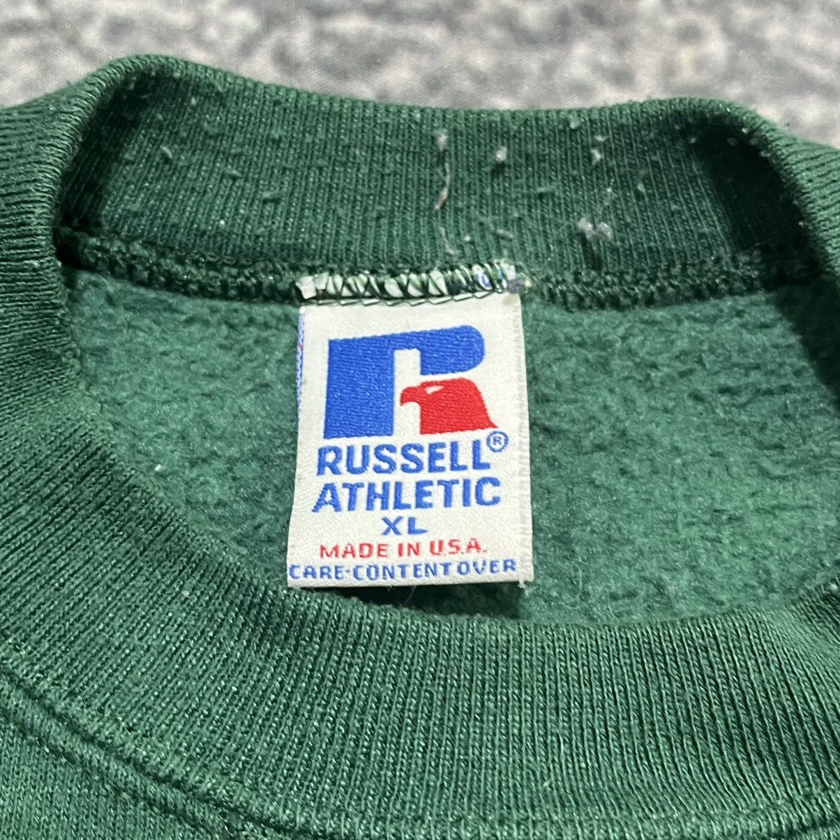 Russell Athletic VINTAGE 90s RUSSELL ATHLETIC CREWNECK SWEATSHIRT GREEN XL Size US XL / EU 56 / 4 - 5 Thumbnail