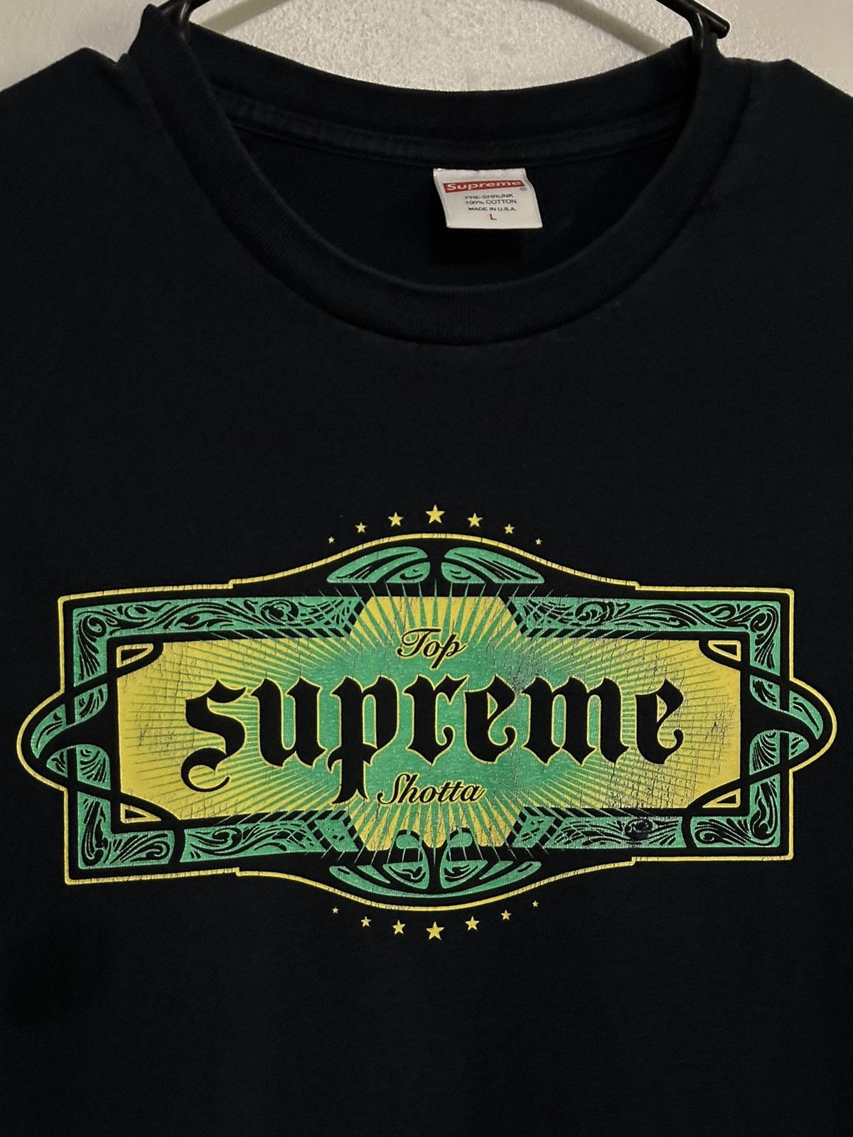 Supreme Supreme Top Shotta Tee Size US L / EU 52-54 / 3 - 2 Thumbnail