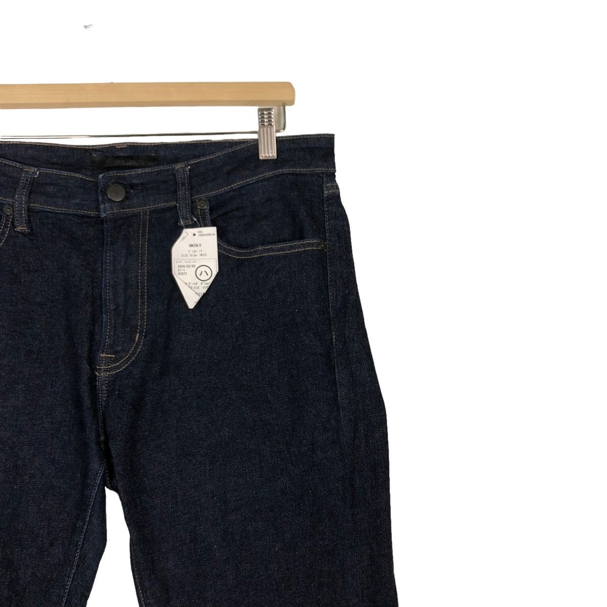 Japanese Brand 🔥VINTAGE DENIM JEANS UNIQLO ISSEY MIYAKE SELVEDGES Size 34" / US 12 / IT 48 - 6 Thumbnail