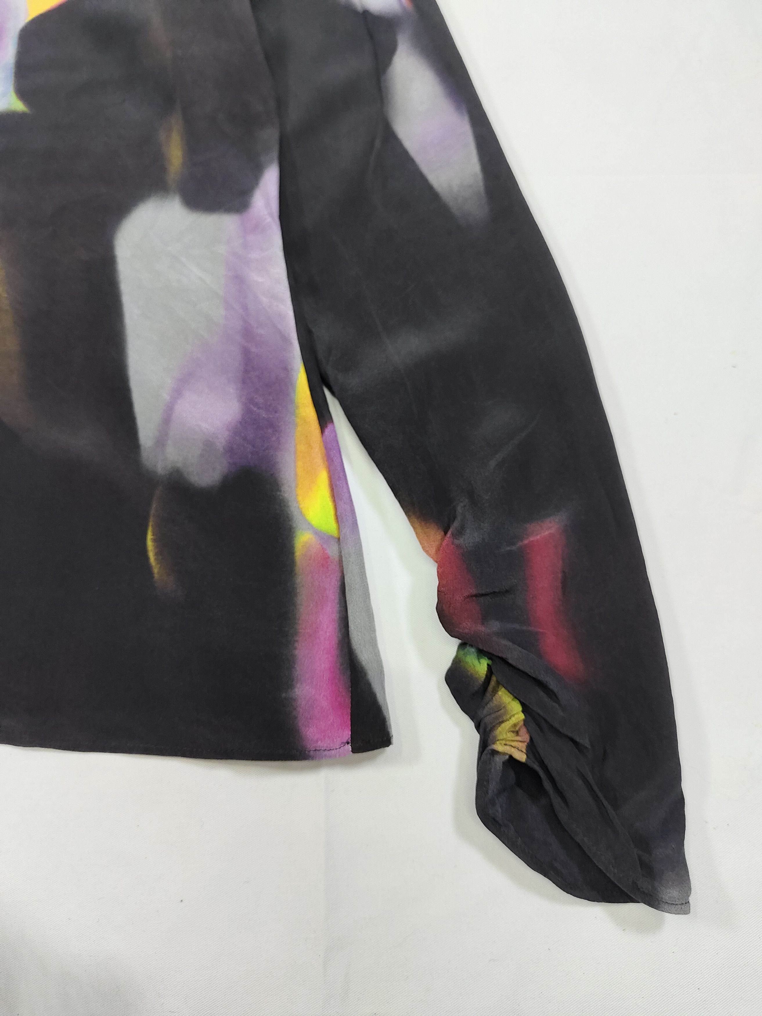 Moschino Moschino Cheapandchic❤️‍🔥Abstract Art Sheer Turtleneck Top Size M / US 6-8 / IT 42-44 - 7 Thumbnail