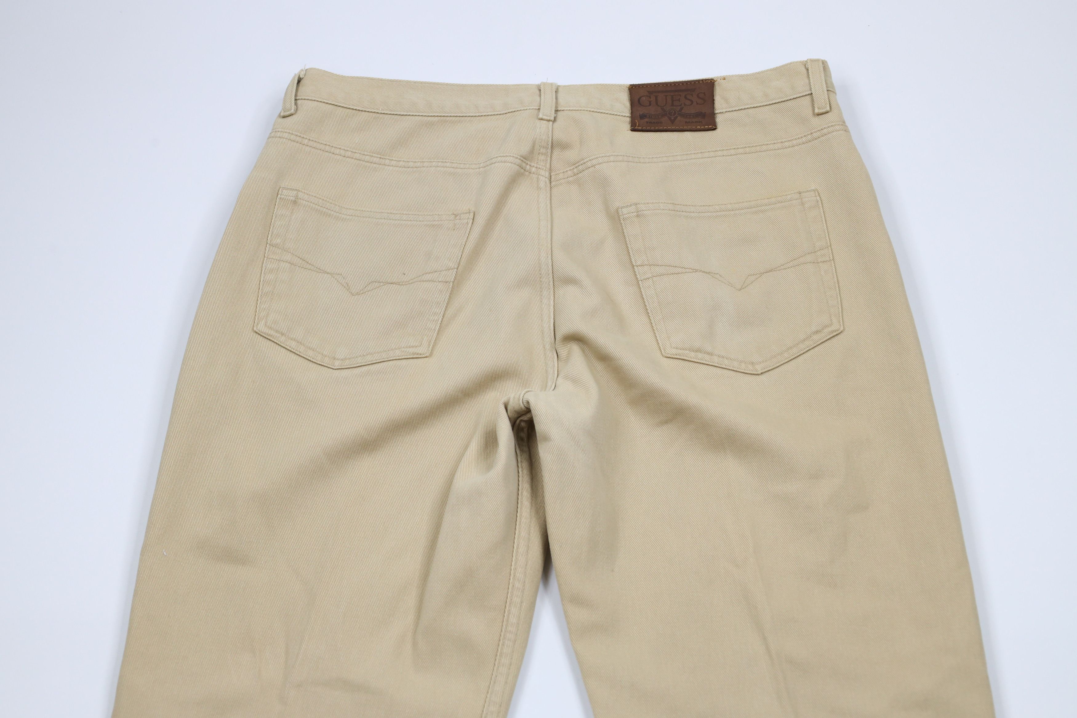 Guess × Vintage Vintage 90s Guess USA Spell Out Relaxed Tapered Leg Jeans Size US 36 / EU 52 - 11 Thumbnail