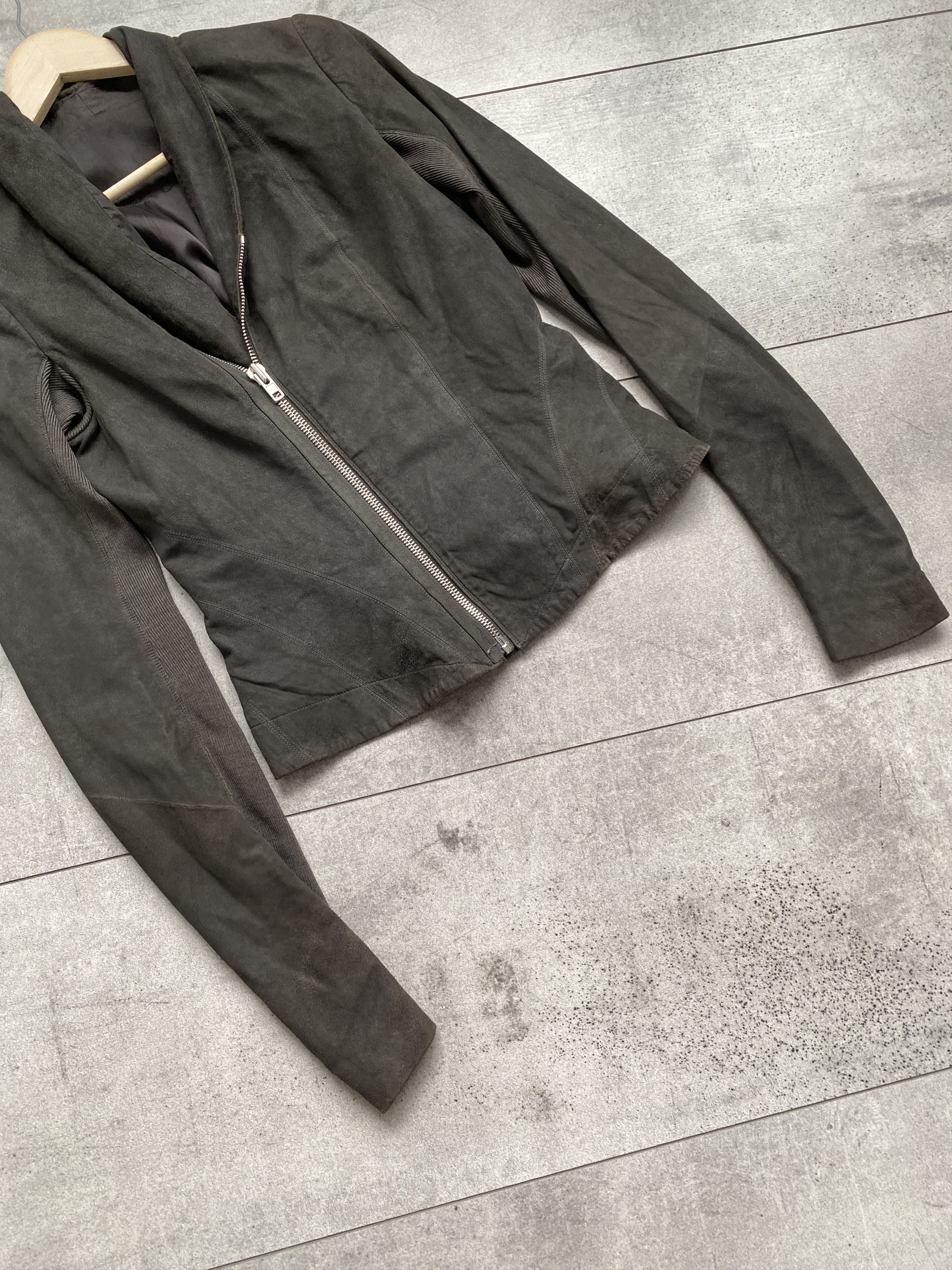 Rick Owens Rick Owens Princess Shawl-Collar Leather DRKSHDW UK10 / US8 Size L / US 10 / IT 46 - 16 Thumbnail