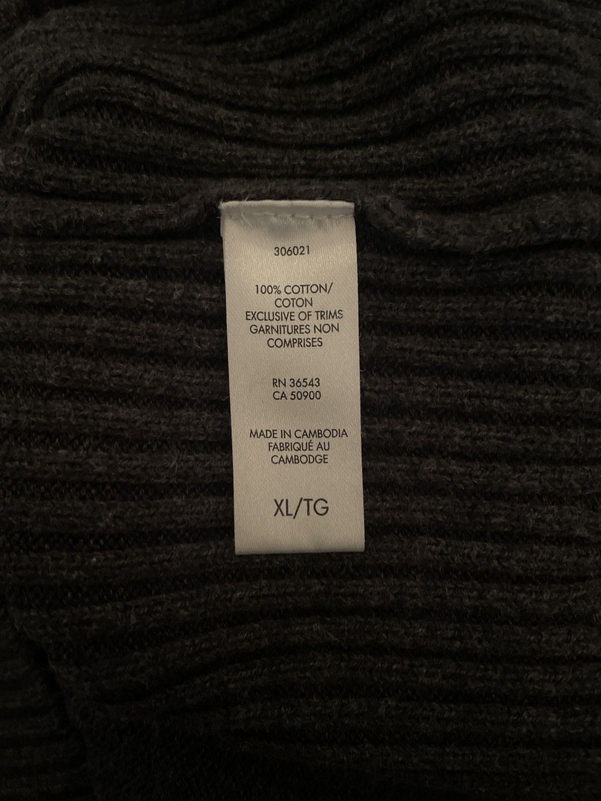 Calvin Klein GREY QUARTER ZIP JUMPER CALVIN KLEIN (XL) Size US XL / EU 56 / 4 - 6 Thumbnail