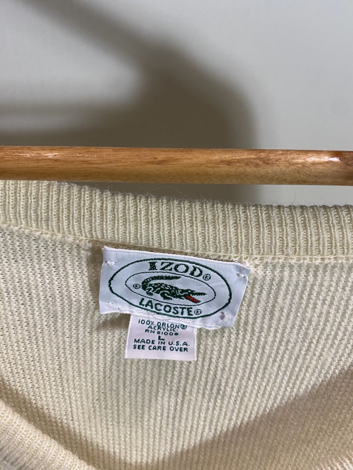 Lacoste Vtg Lacoste Cardigan Size US L / EU 52-54 / 3 - 4 Thumbnail