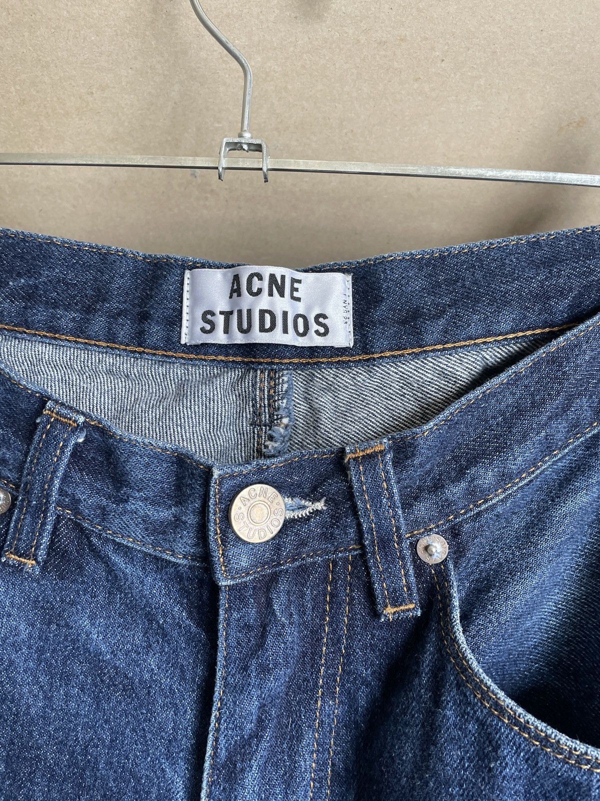 Acne Studios Acne Studios Max Raw Men’s Denim Pants Trousers 32x32 Size US 32 / EU 48 - 5 Thumbnail