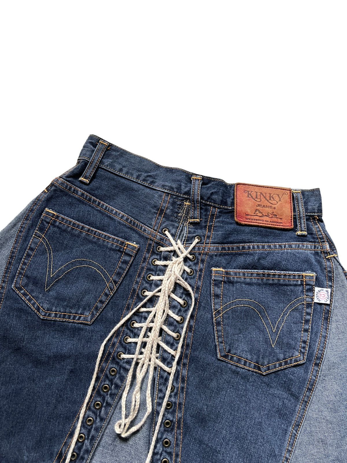Hysteric Glamour Vintage Hysteric Glamour Kinky Lace Up Denim Skirt Size 26" / US 2 / IT 38 - 8 Thumbnail