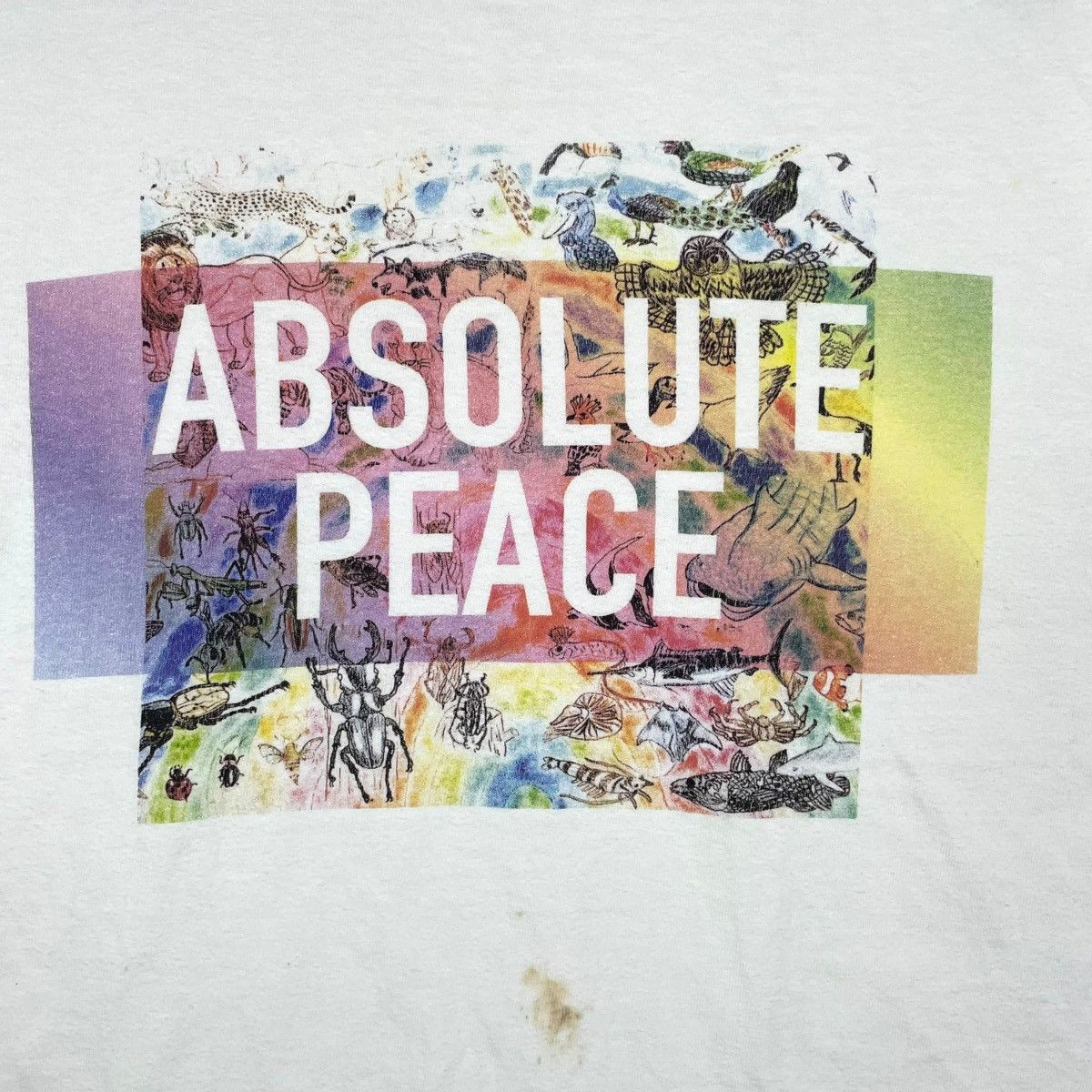 Vintage Vintage Art Work Animal Absolute Peace Tee Shirt Size US M / EU 48-50 / 2 - 3 Thumbnail