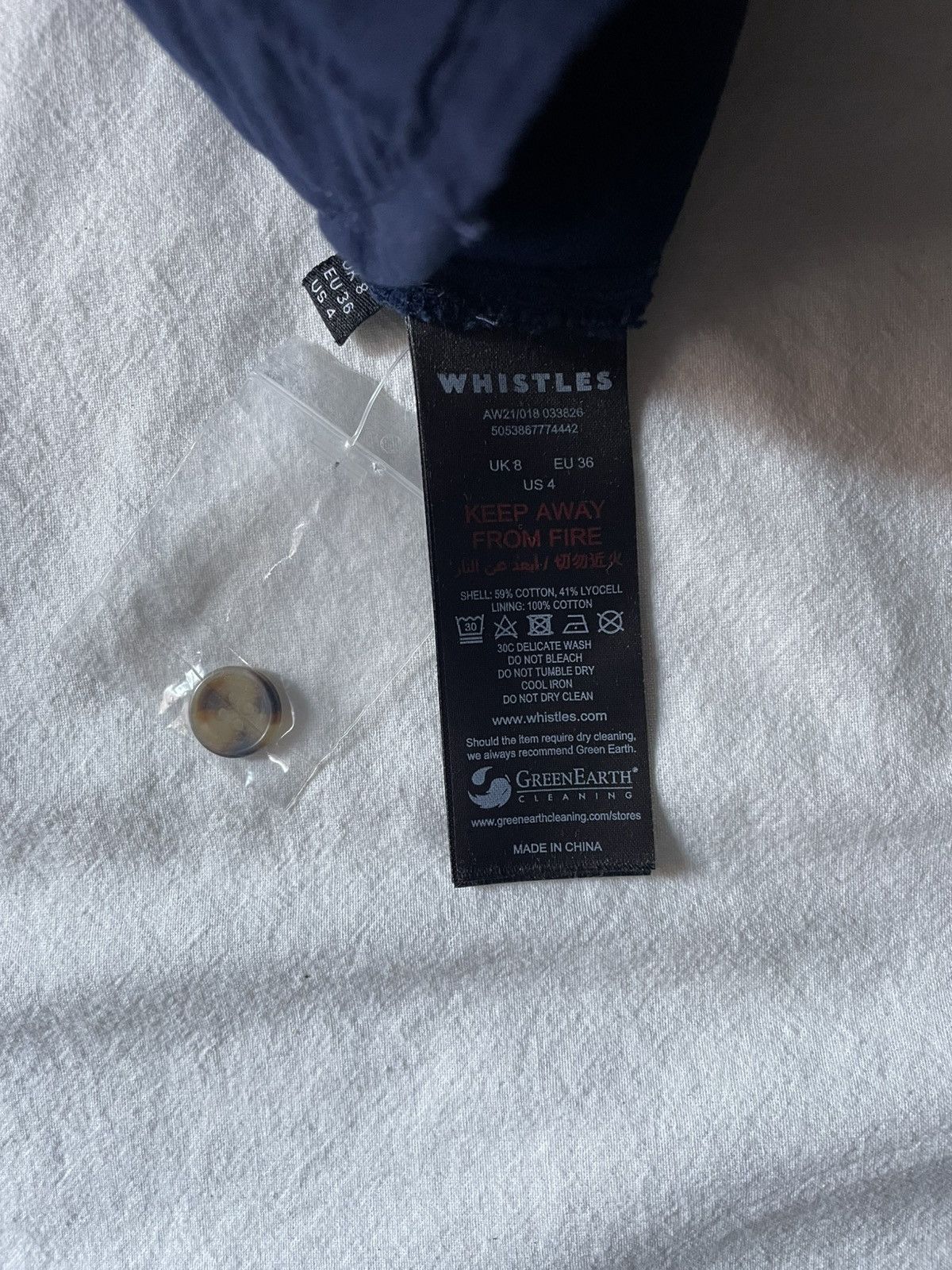 Whistles Whistles Navy Boiler Suit Size 27" / US 4 / IT 40 - 5 Thumbnail