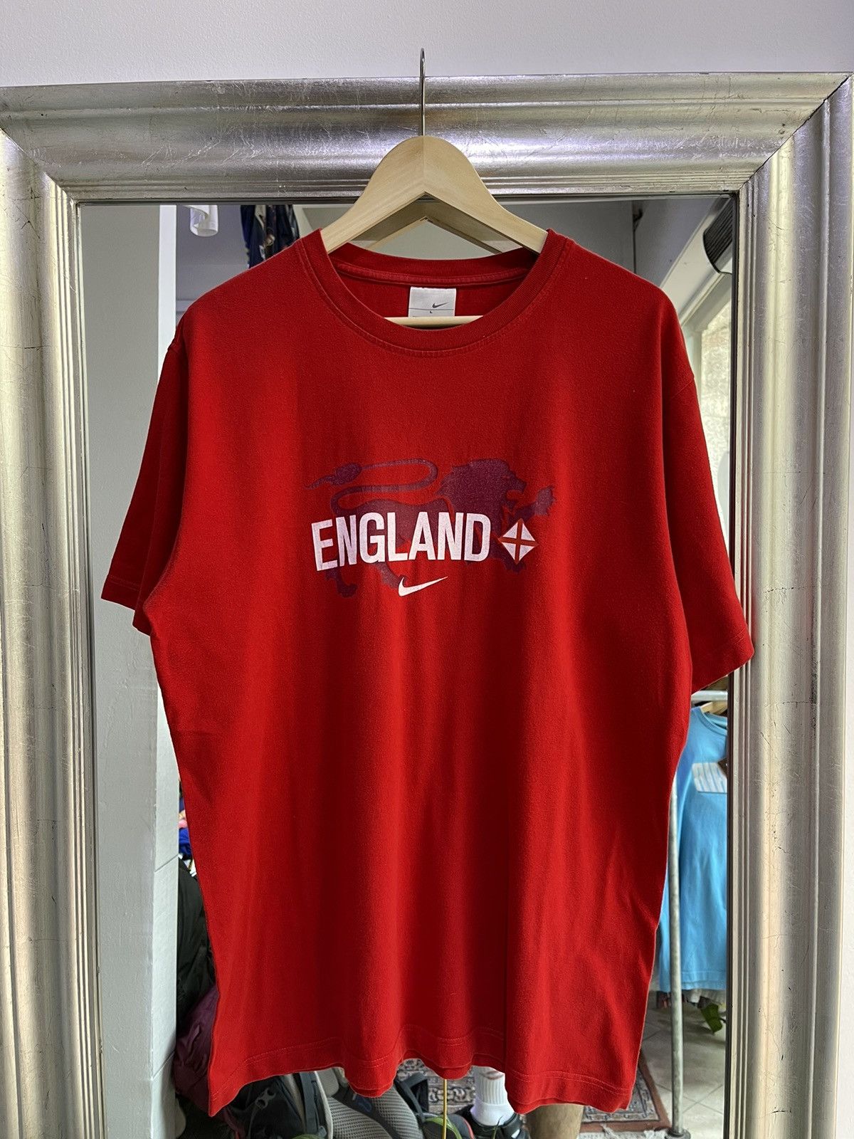 Nike × Vintage Nike England Rooney t shirt Size US L / EU 52-54 / 3 - 1 Thumbnail