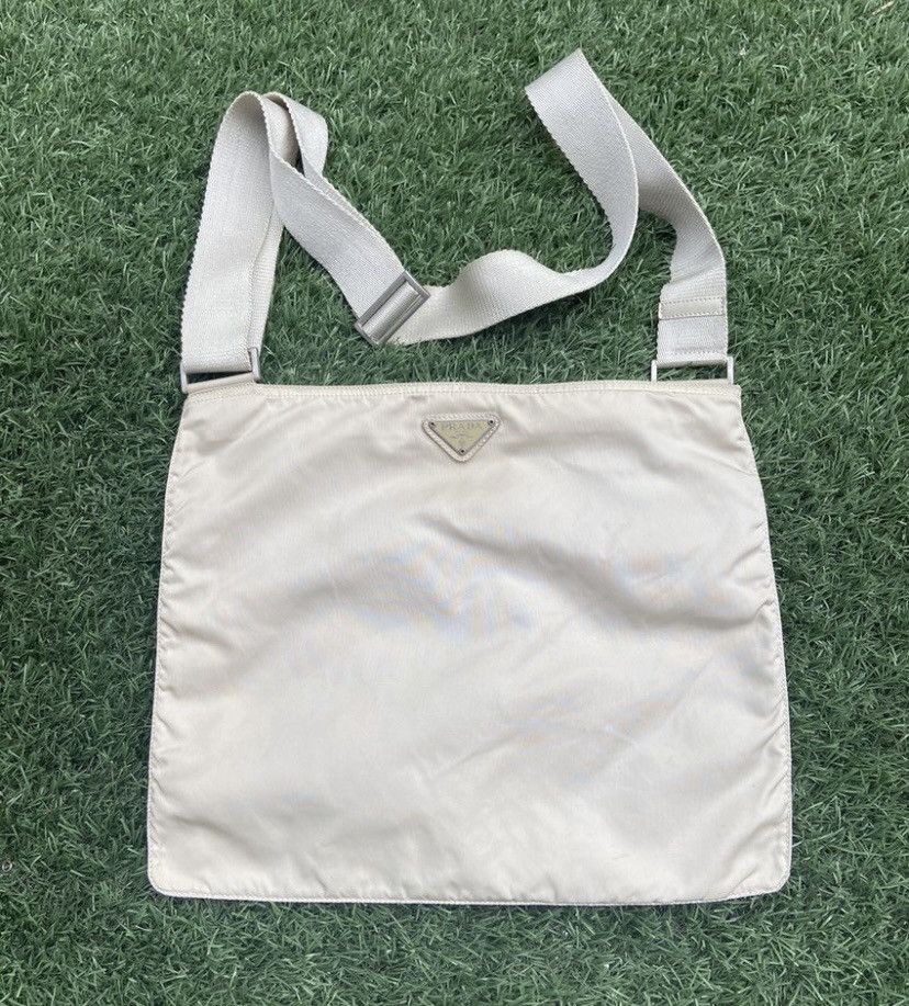 Prada Prada Bag Nylon Messenger Crossbody Bag Size ONE SIZE - 1 Thumbnail