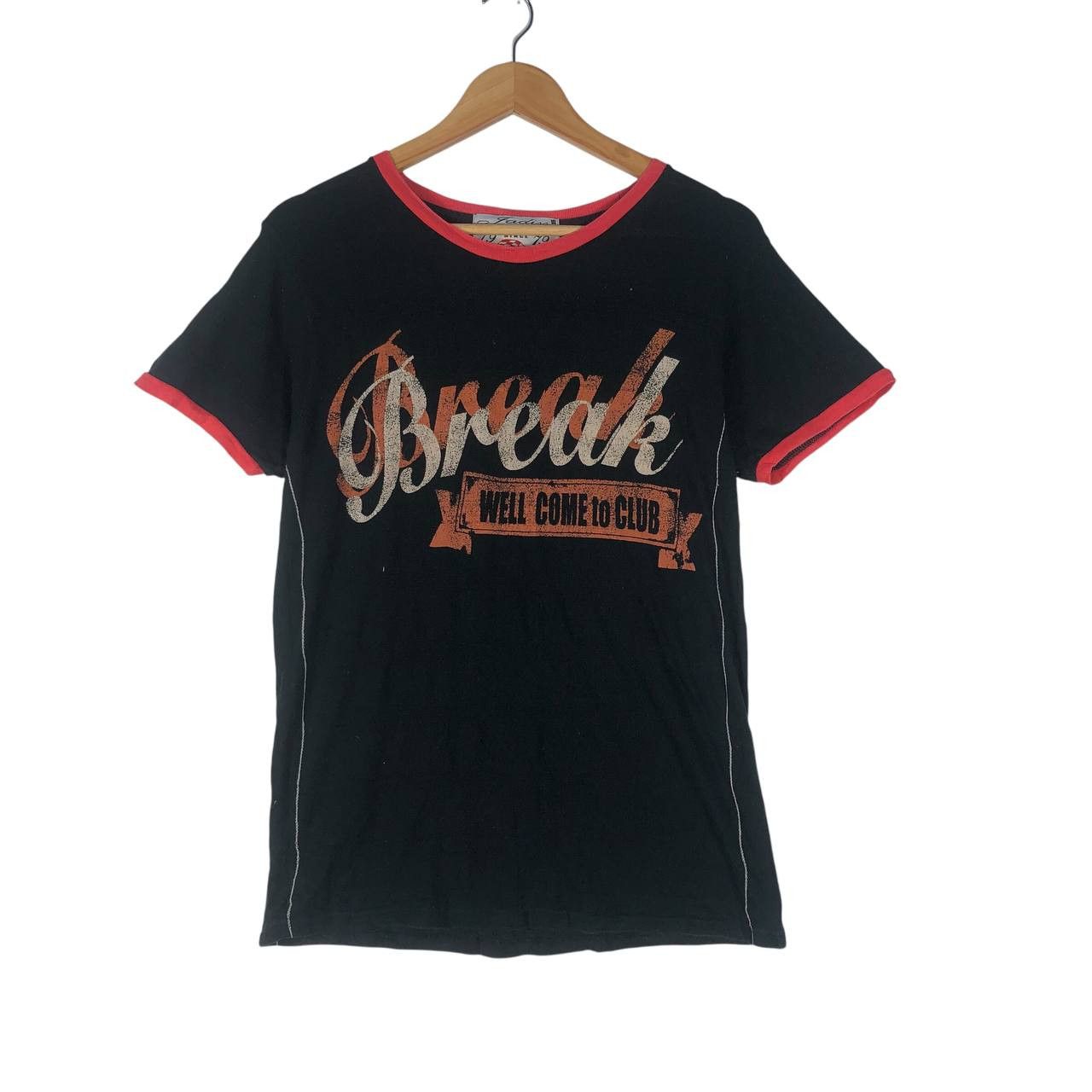 Indian Motorcycle × Vintage Vintage Indian Motorcycle " Break Well Come to Club" T-Shirt Size M / US 6-8 / IT 42-44 - 1 Thumbnail
