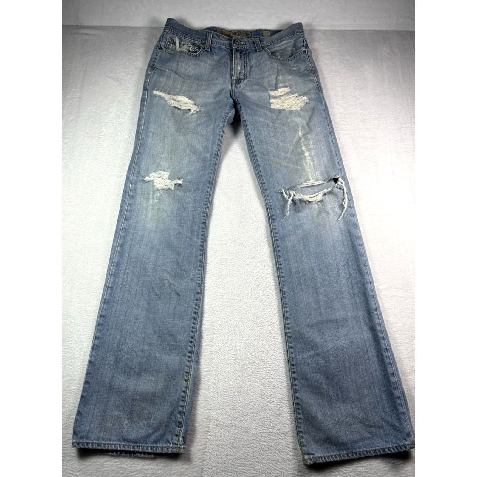 Vintage BKE Tyler Men's Blue Jeans 31x34 Bootcut Medium Wash Denim Jean's Shirt Size US 31 - 2 Thumbnail