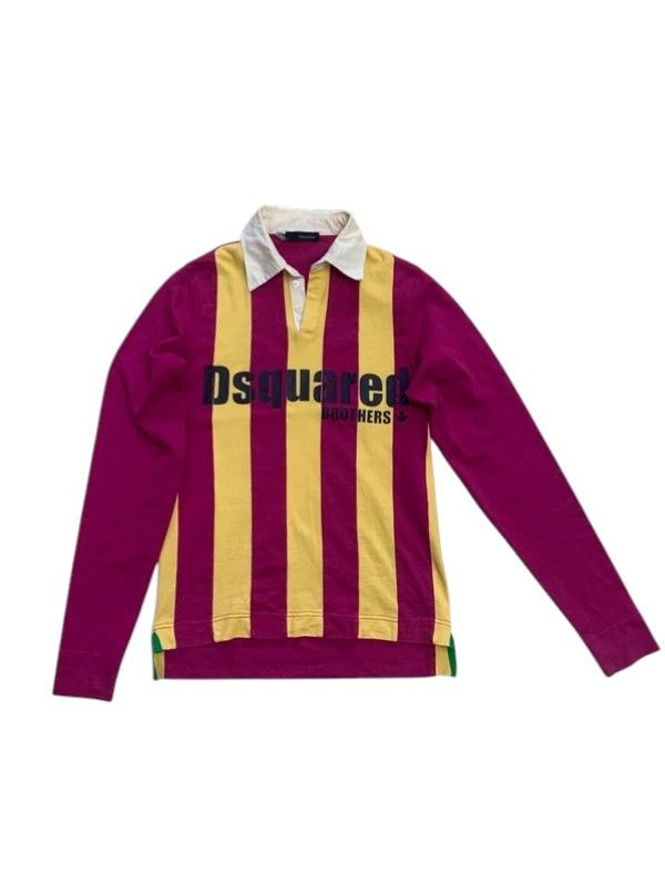 Dsquared2 Dsquared² Striped Rugby Jersey Size US L / EU 52-54 / 3 - 2 Thumbnail