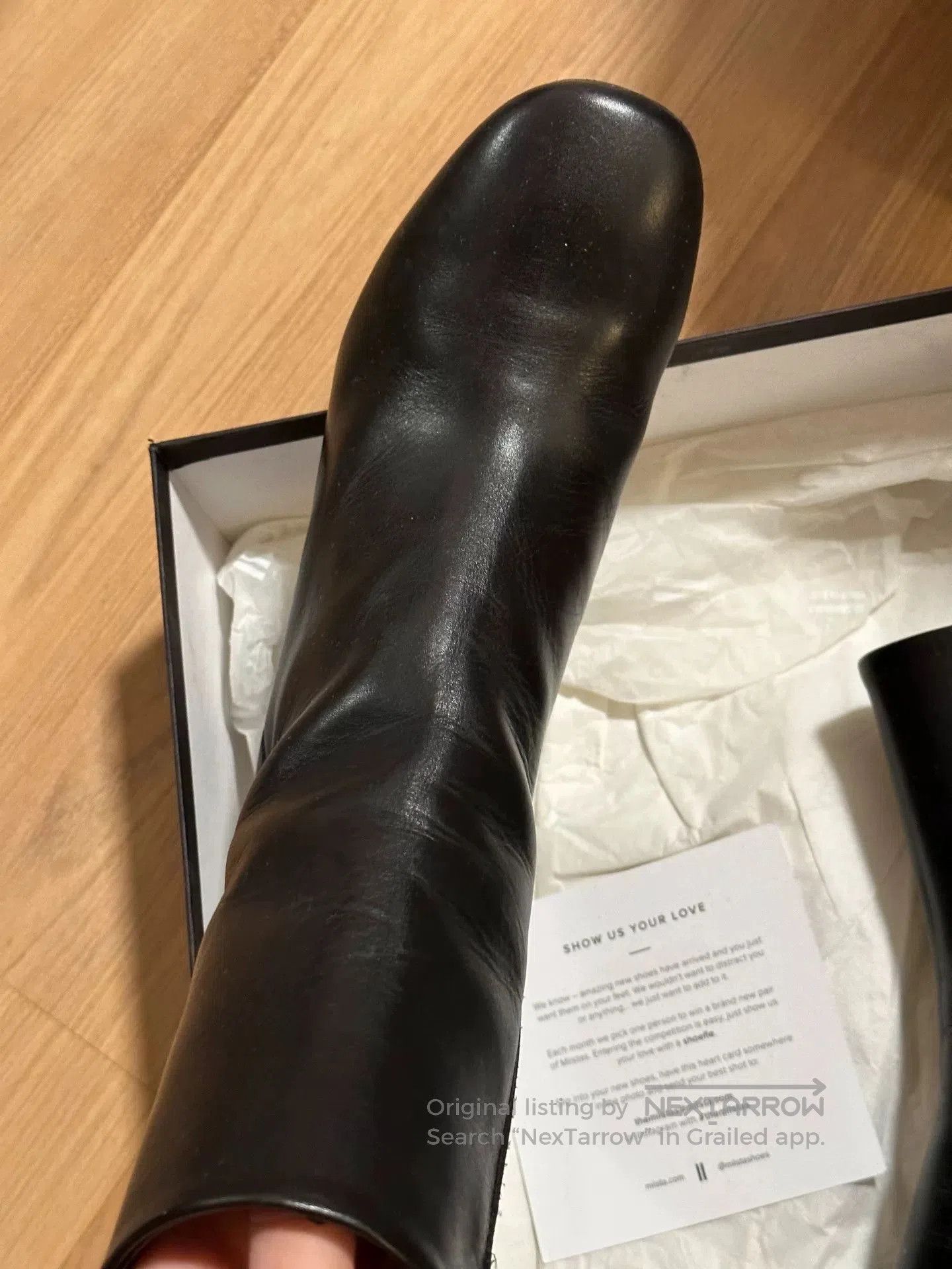 Japanese Brand Miista High-Heel Boots Size 37. Size US 6 / IT 36 - 5 Thumbnail