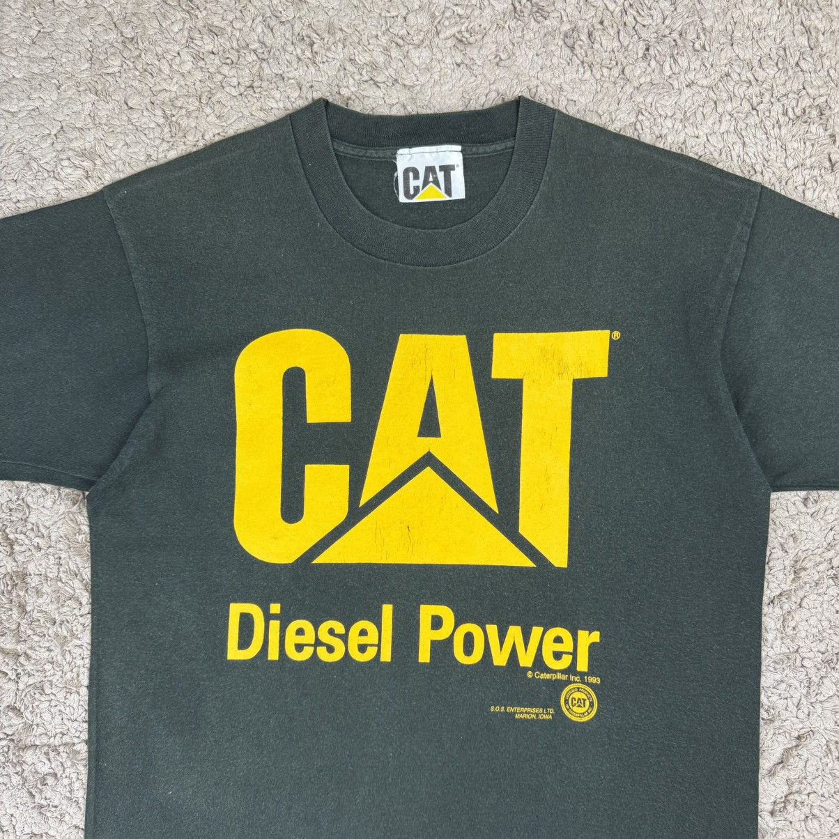 Caterpillar Vintage 90’s Faded Caterpillar "Diesel Power" T-shirt Size US M / EU 48-50 / 2 - 5 Thumbnail