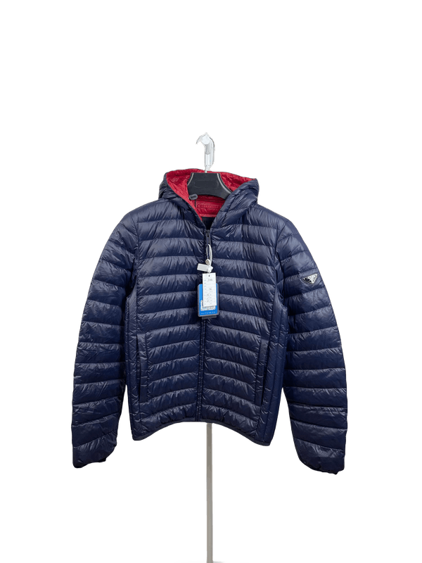 Prada Prada Blue Hooded Down Jacket-2506 Size US M / EU 48-50 / 2 - 5 Thumbnail