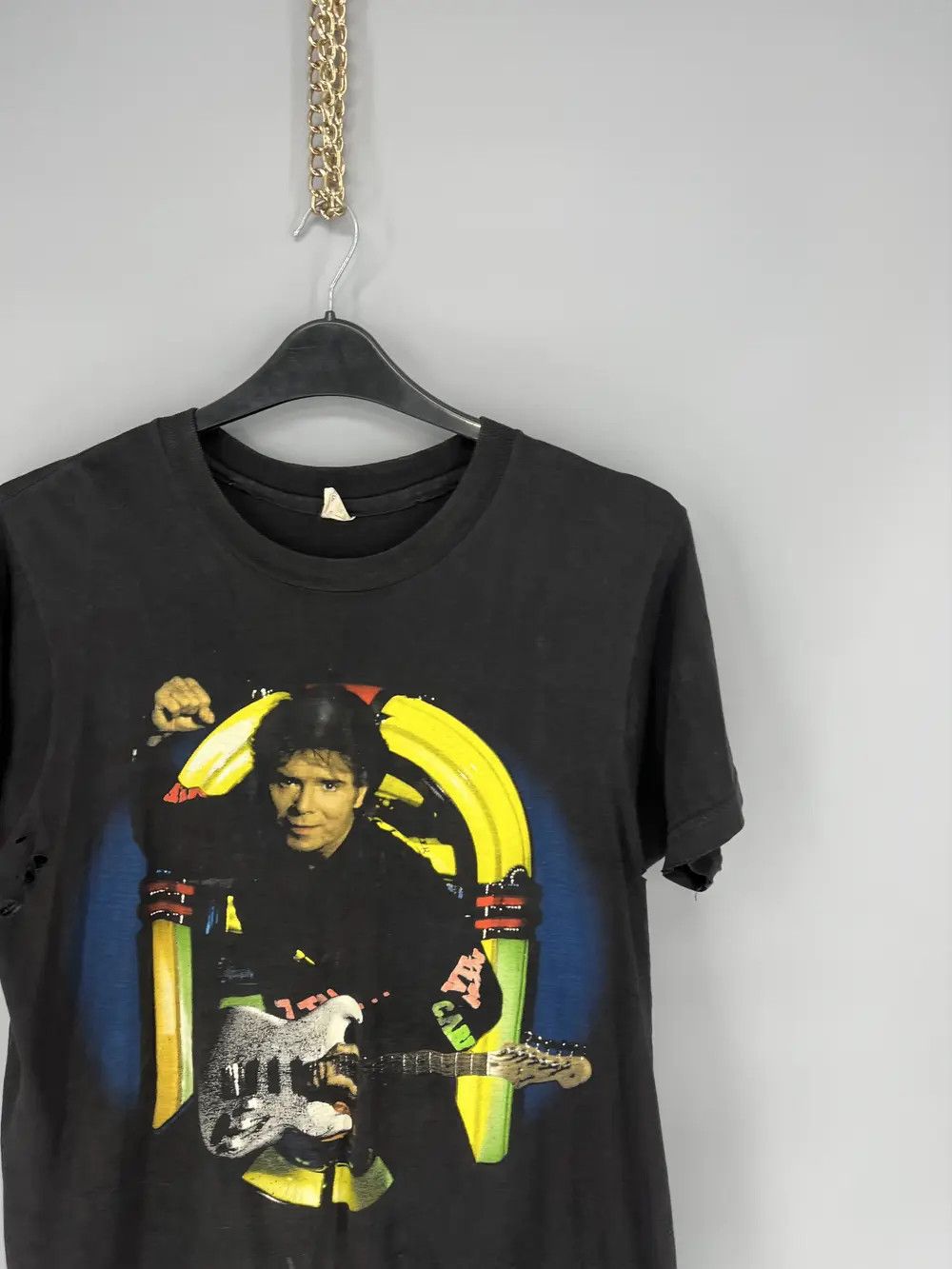 Band Tees Vintage 1994 CLIFF RICHARD Band Tour Rock T-shirt Streetwear Size US M / EU 48-50 / 2 - 5 Thumbnail