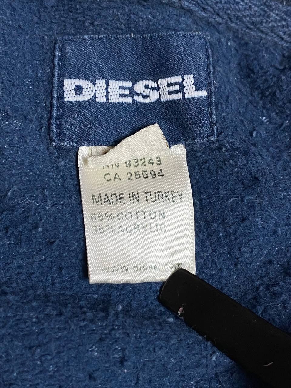 Diesel Diesel Royal Rock Zip Hoodie Sz M Blue Fabric Faded Graphic Size US M / EU 48-50 / 2 - 18 Thumbnail