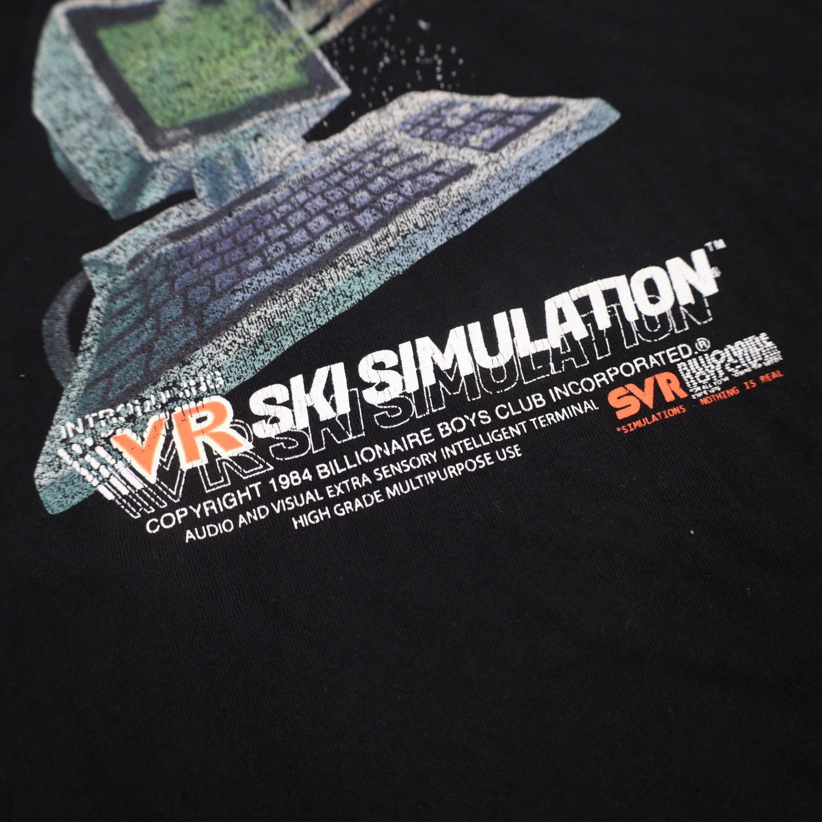 Billionaire Boys Club × Vintage VTG Billionaire Boys Club VR Ski Simulation Graphic T Shirt Size US XXL / EU 58 / 5 - 5 Thumbnail