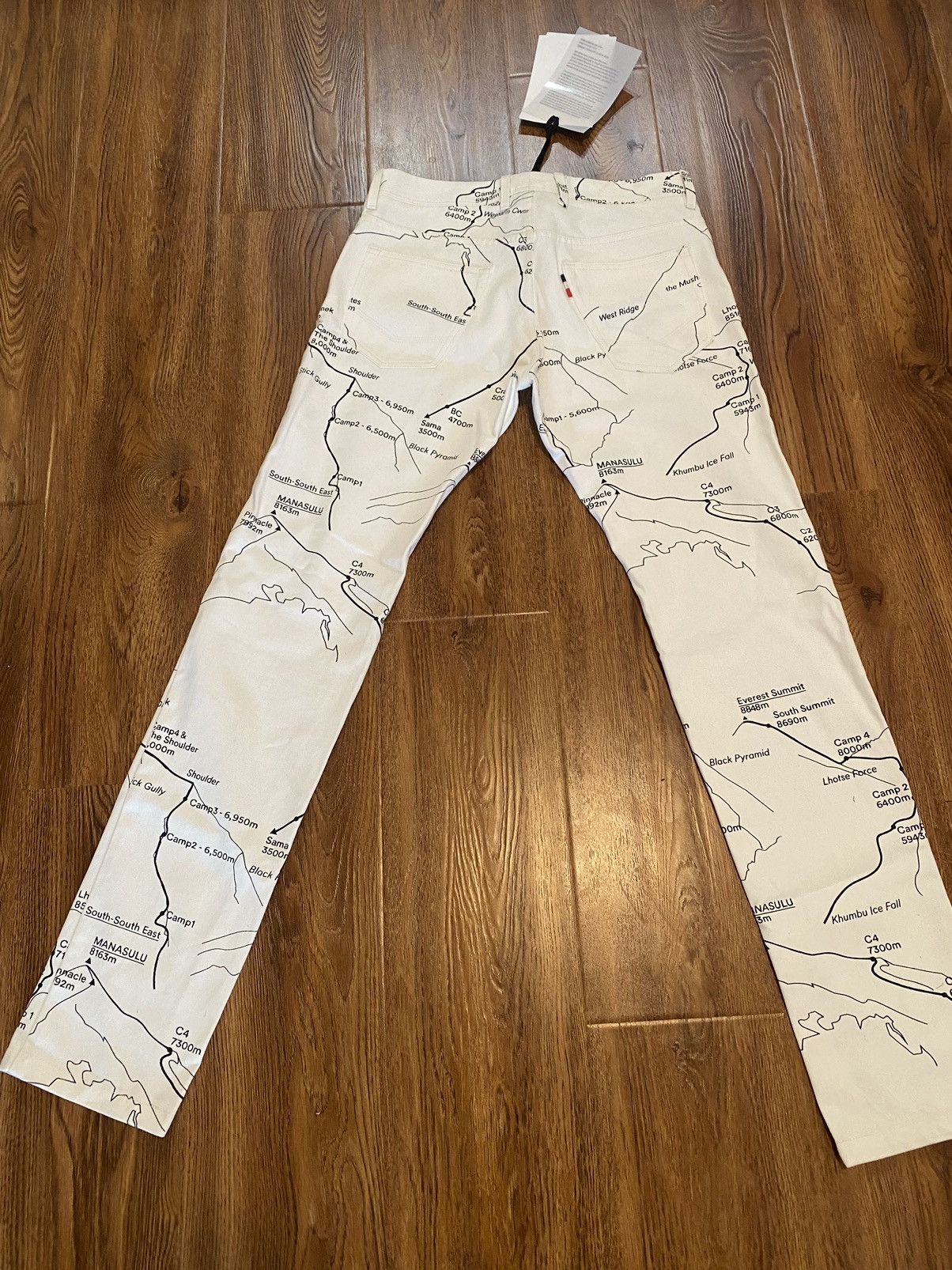 Moncler Moncler Himalayan Map Denim Size US 34 / EU 50 - 2 Thumbnail