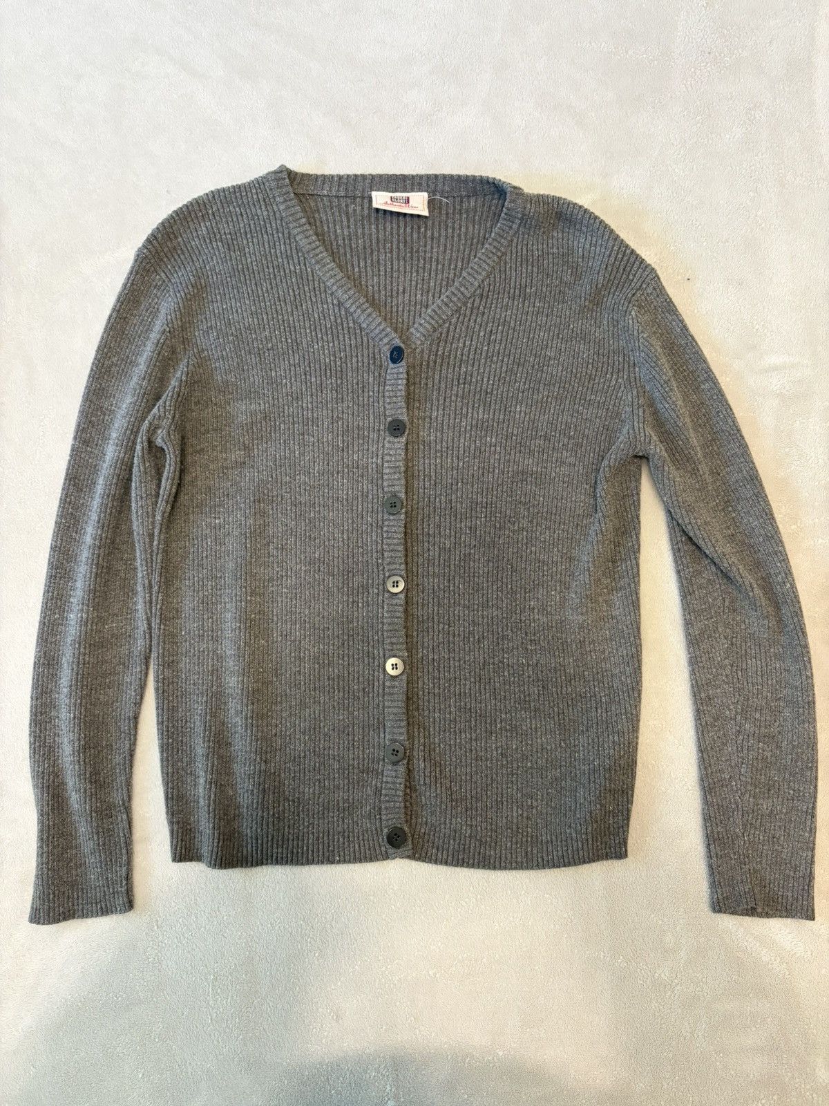 Faded Glory Vintage Grey Button-Up Sweater Size S / US 4 / IT 40 - 2 Thumbnail