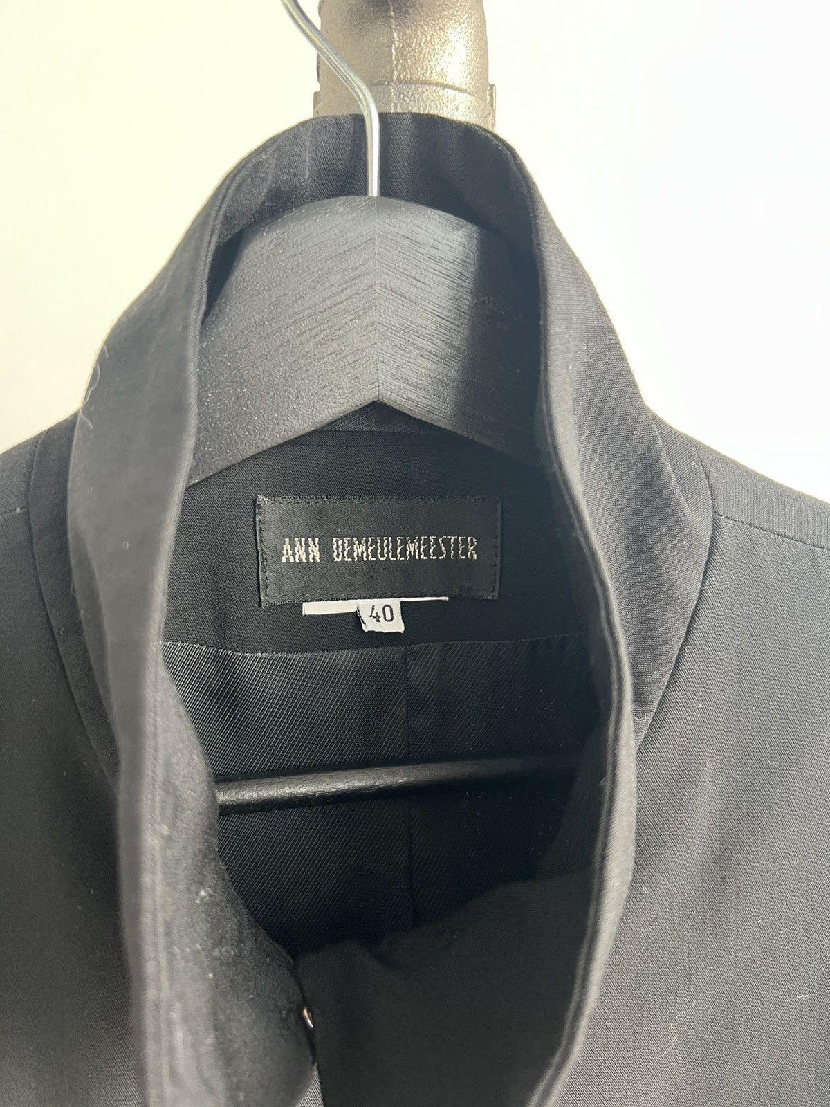 Ann Demeulemeester AW01 High-Neck Coat Size M / US 6-8 / IT 42-44 - 4 Thumbnail