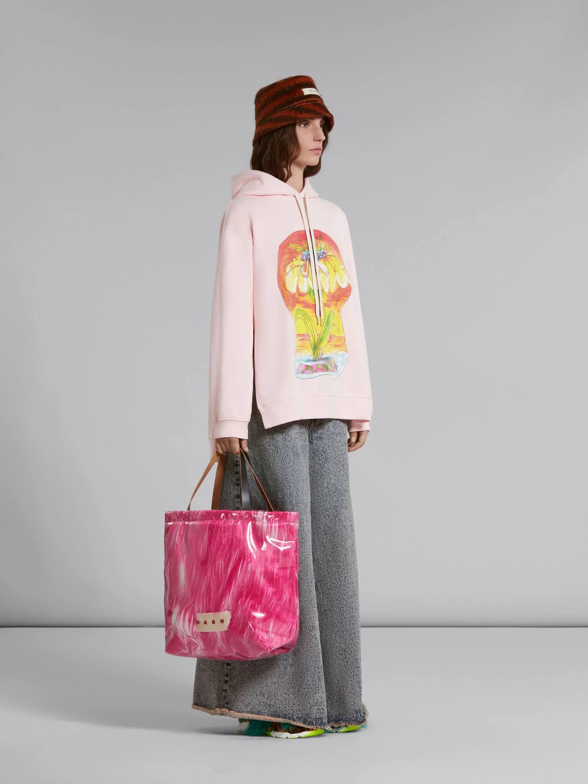 Marni o1w1db10824 Hoodie in White Size XL / US 12-14 / IT 48-50 - 3 Thumbnail