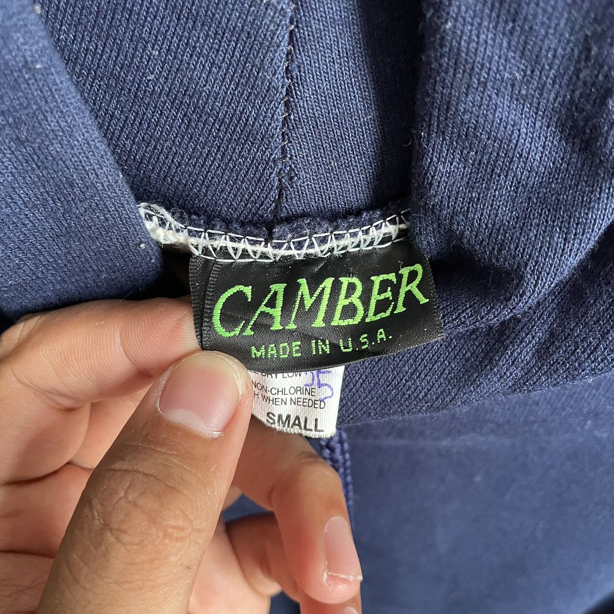 Camber × Vintage Vintage 90’s Camber Hoodie With Lining Thermal Size US S / EU 44-46 / 1 - 3 Thumbnail