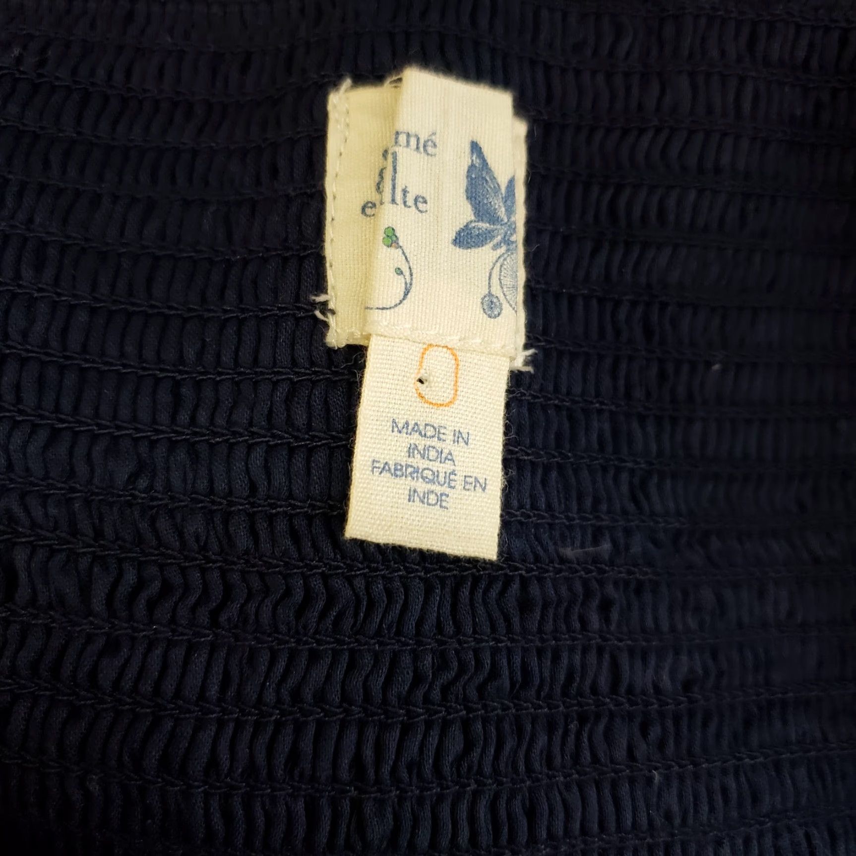 Vintage Edme & Esyllte Womens Rythmic Repetition Halter Dress Sz 0 Blue Yellow Cotton Size XS / US 0-2 / IT 36-38 - 5 Thumbnail