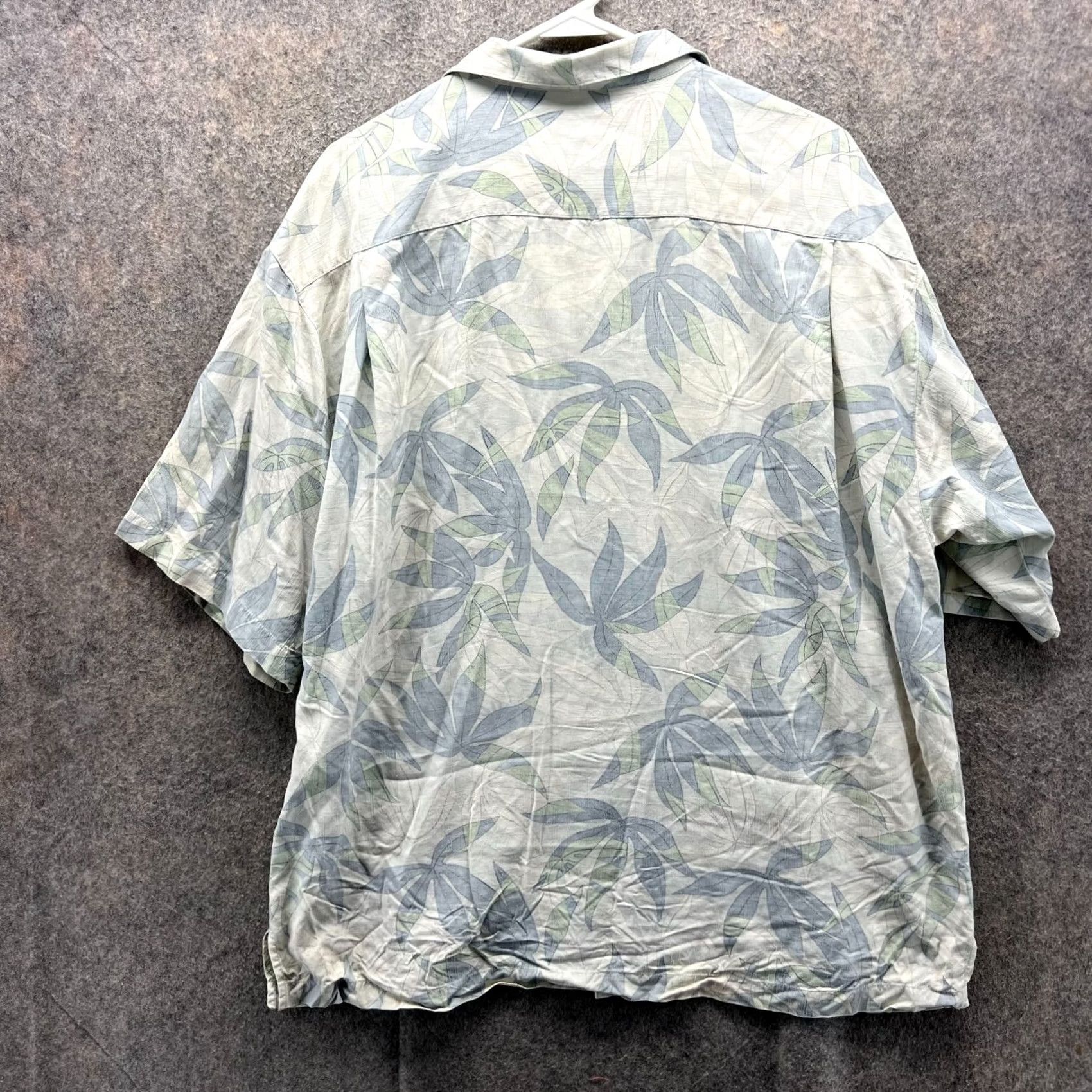Tommy Bahama Vintage Tommy Bahama Shirt Mens XL Tan Button Down Silk Hawaiian Paradise Camp Size US XL / EU 56 / 4 - 2 Thumbnail