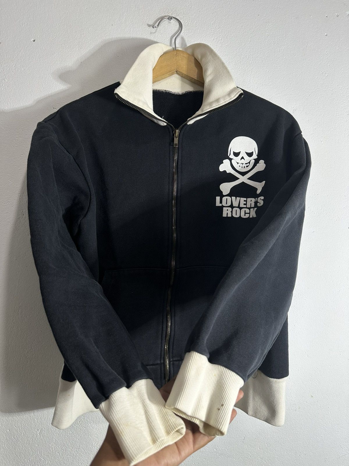Japanese Brand COME HERE KING 🤴🏻 CRAZY FADED BEAUMERE POEM FUR ZIP HOODIE Size US L / EU 52-54 / 3 - 5 Thumbnail