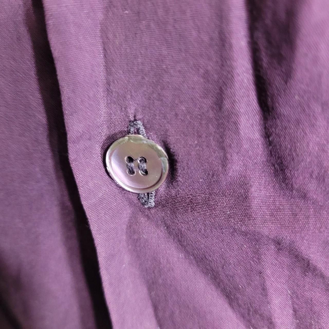 Helmut Lang Early 00's plum button up Size US L / EU 52-54 / 3 - 3 Thumbnail