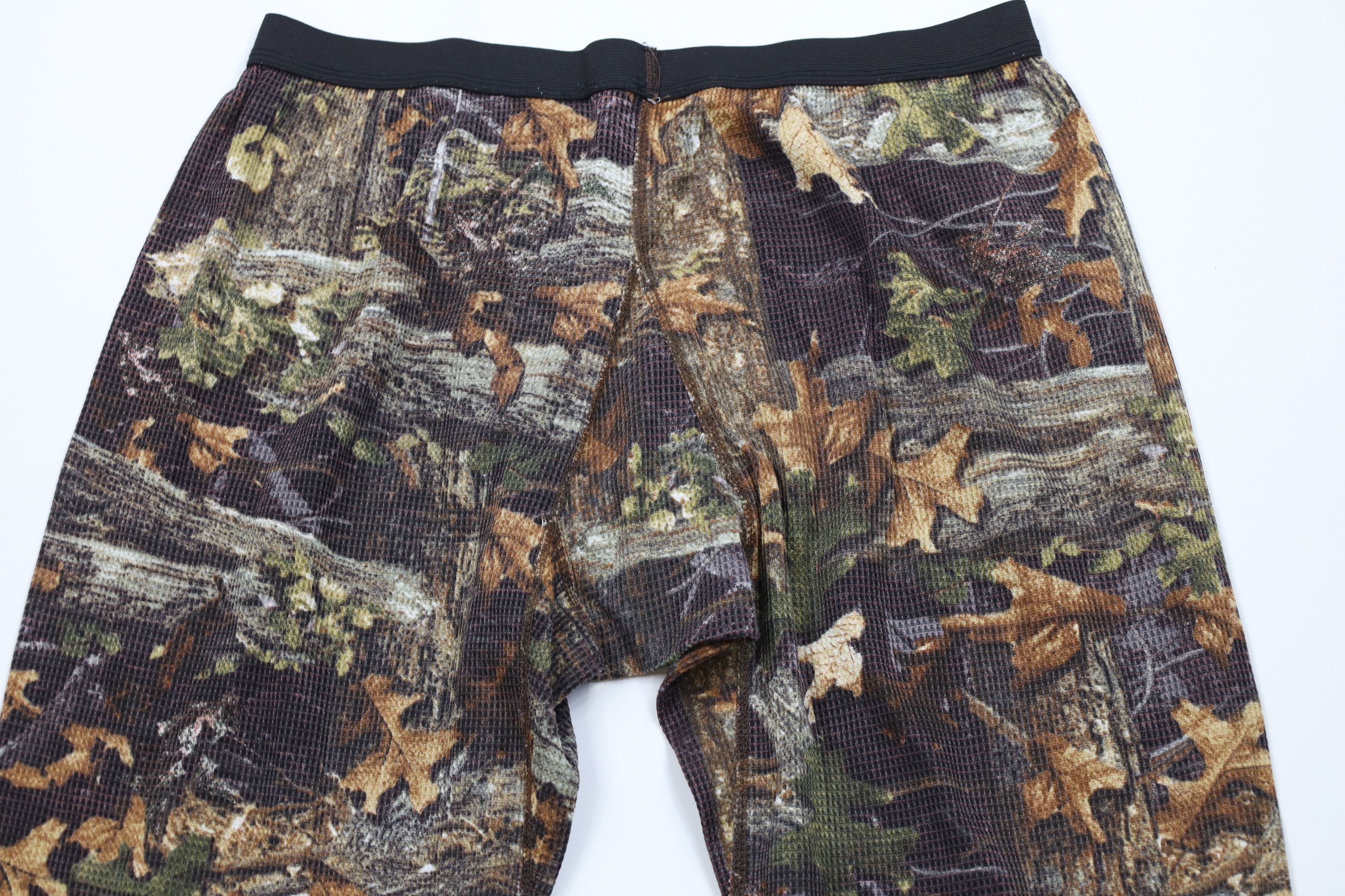 Vintage Vintage 90s Y2K Streetwear Camouflage Thermal Waffle Joggers Size US 38 / EU 54 - 8 Thumbnail