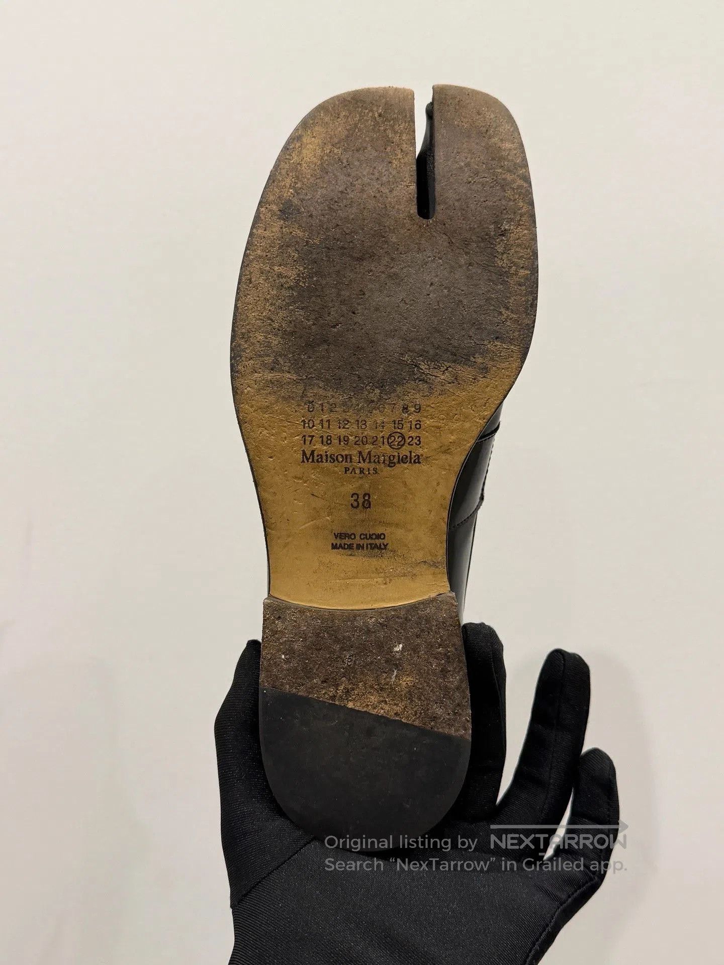 Maison Margiela Maison Margiela Tabi Leather Loafers. Size US 7 / IT 37 - 8 Thumbnail