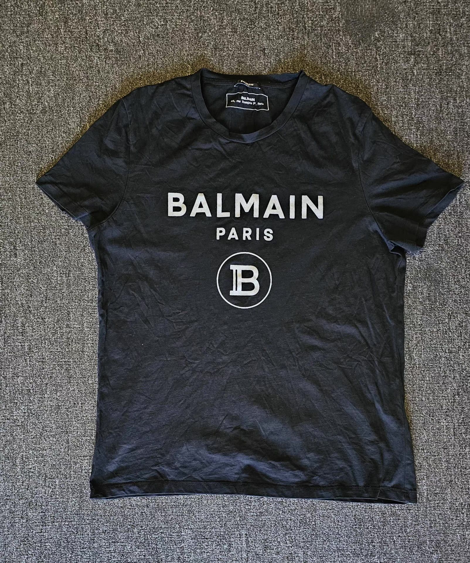 Balenciaga Balmain Men's Short Sleeve T-Shirt Size US XXL / EU 58 / 5 - 1 Thumbnail